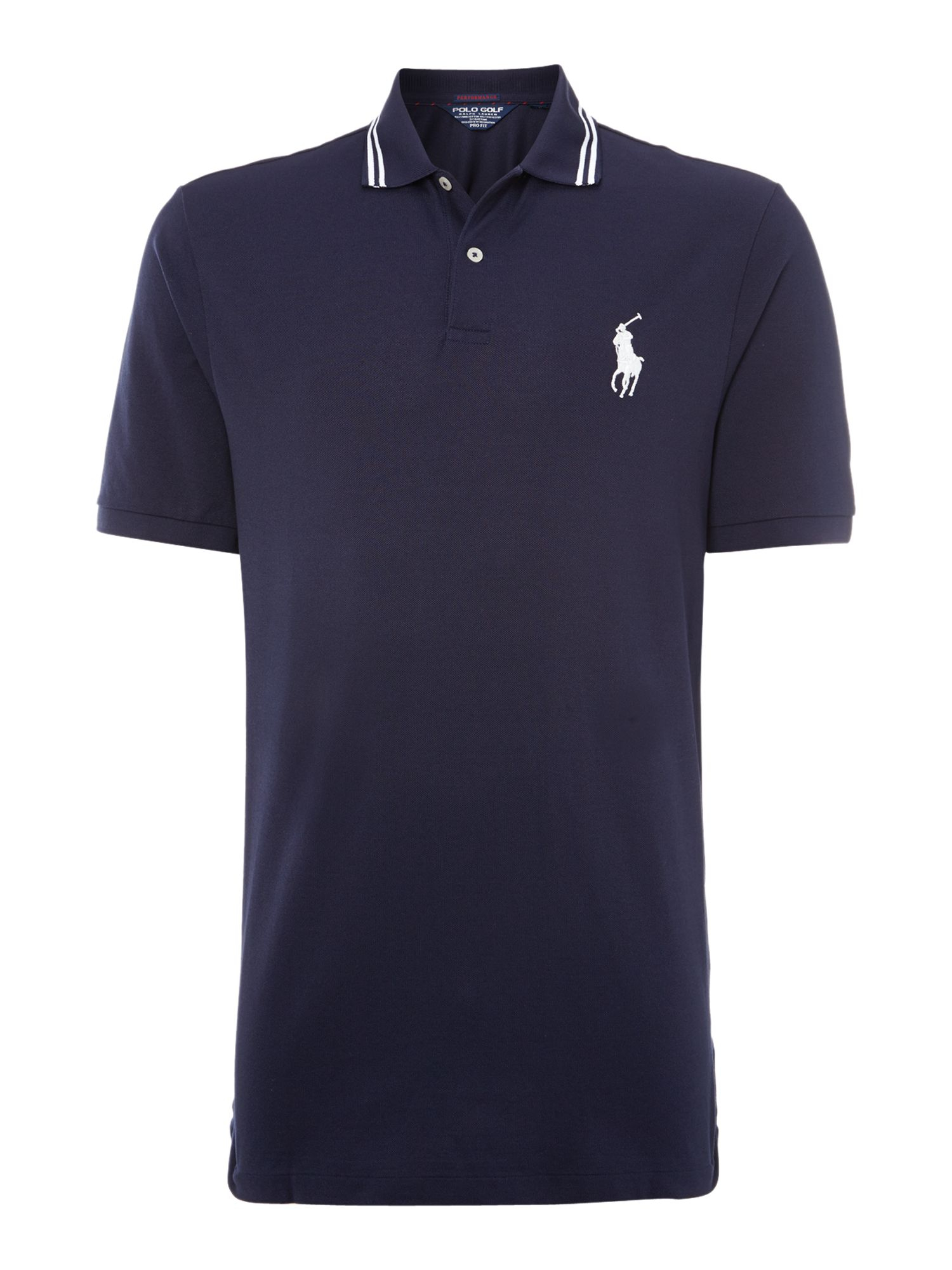 Ralph Lauren Golf Tipped Collar Pro Fit Polo Shirt in Blue for Men ...