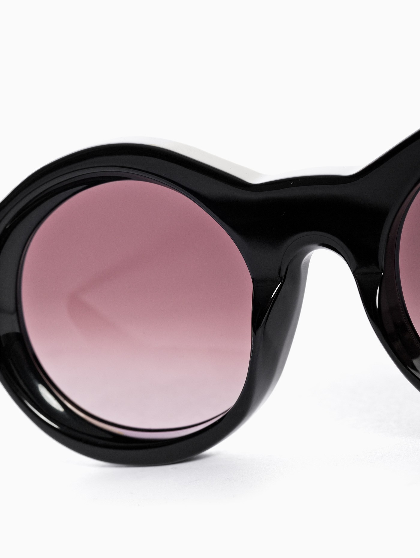 Lyst Kuboraum Circular Sunglasses in Black for Men