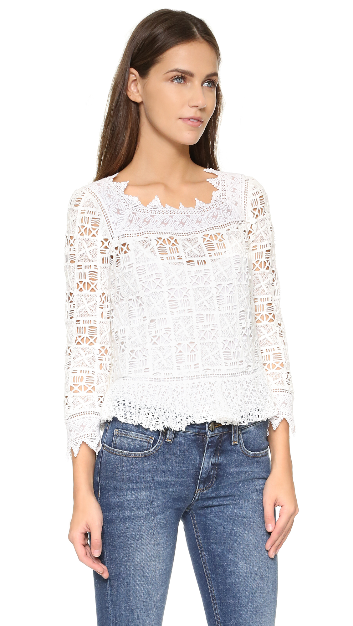 Daftar Harga Sleeve Crochet Lace Top Termurah 2018