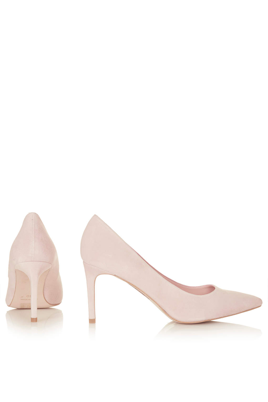 tan mid heel court shoes