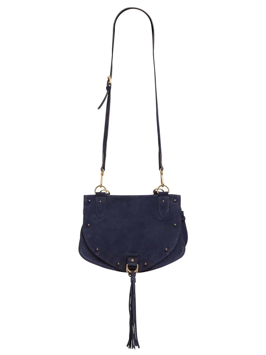 Lyst See By Chloé Suede Shoulder Bag In Blue Gallery