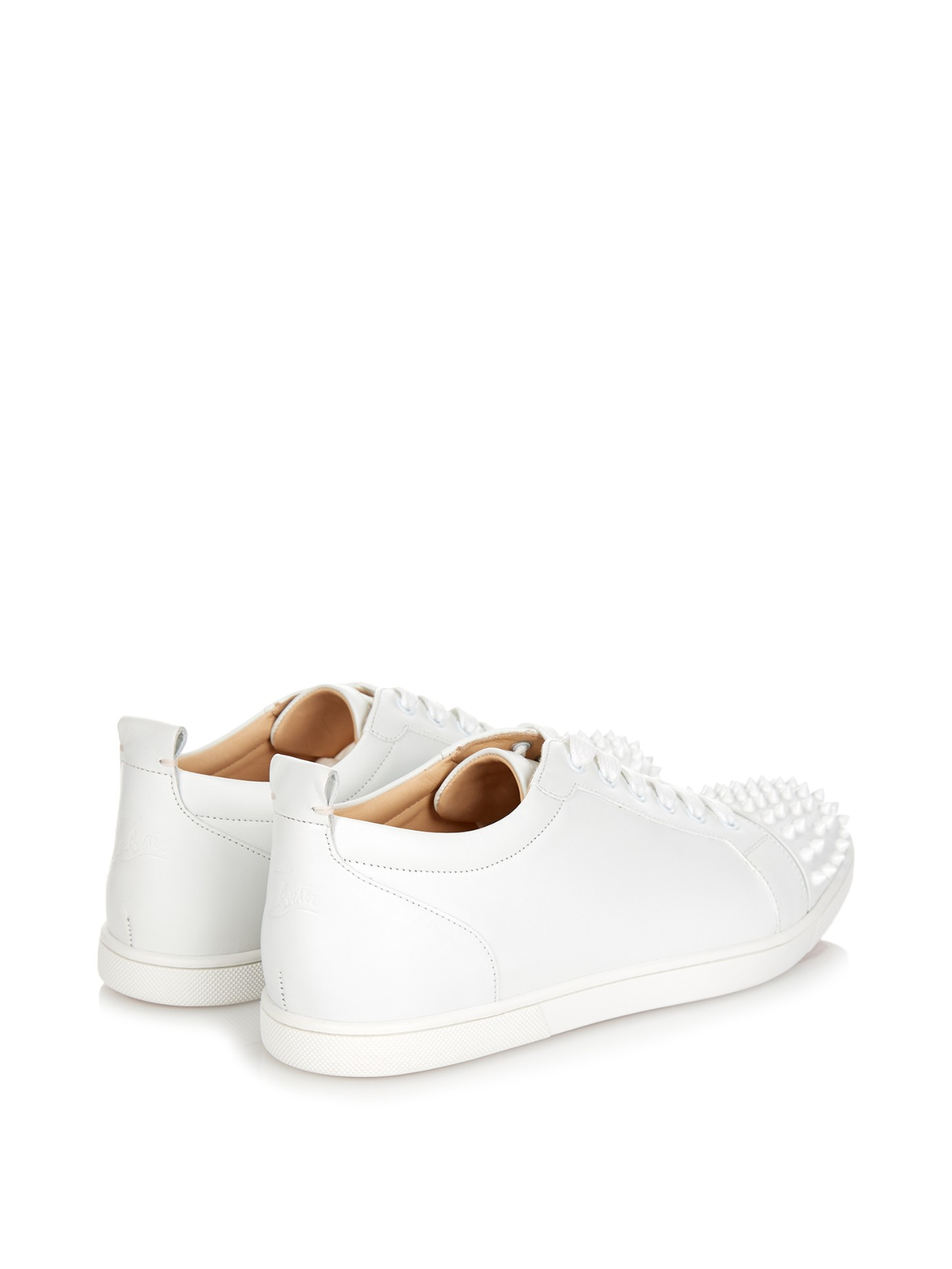 Christian louboutin Gondolaclou Low-top Leather Trainers in White ...  