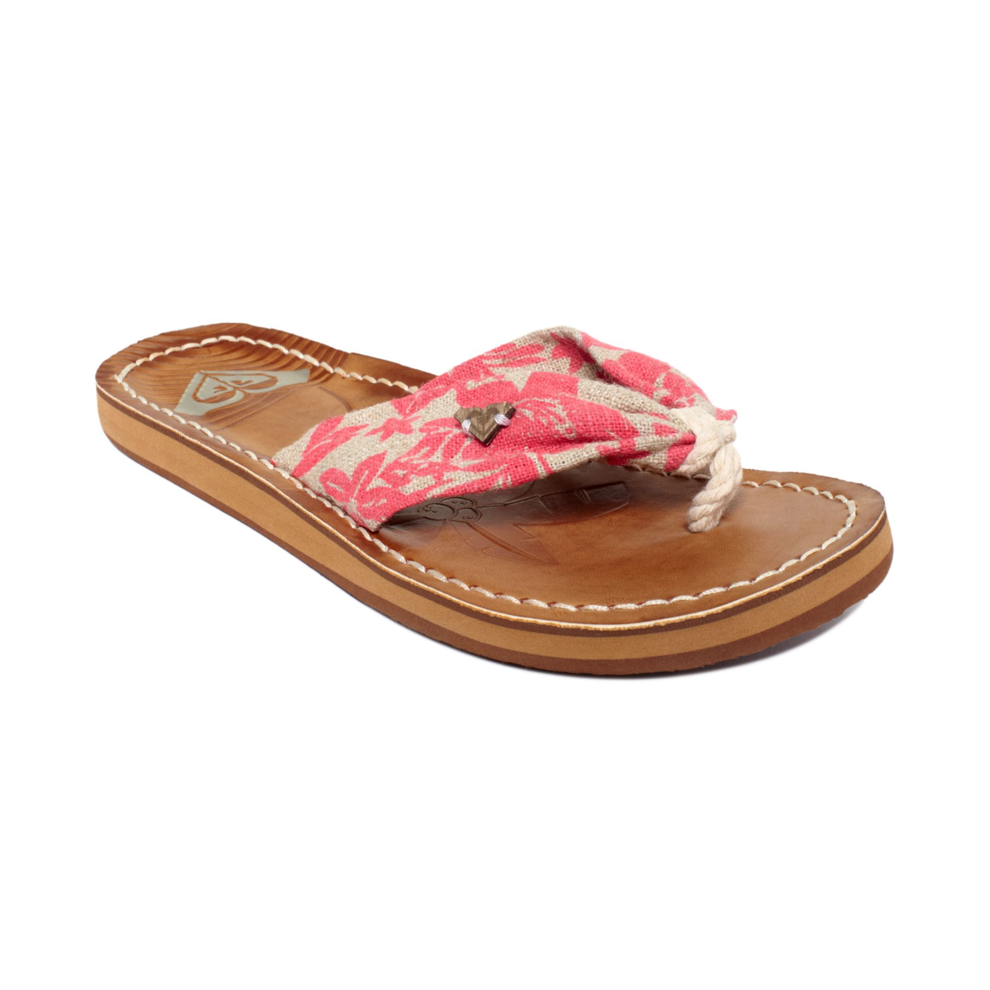 leather roxy sandals