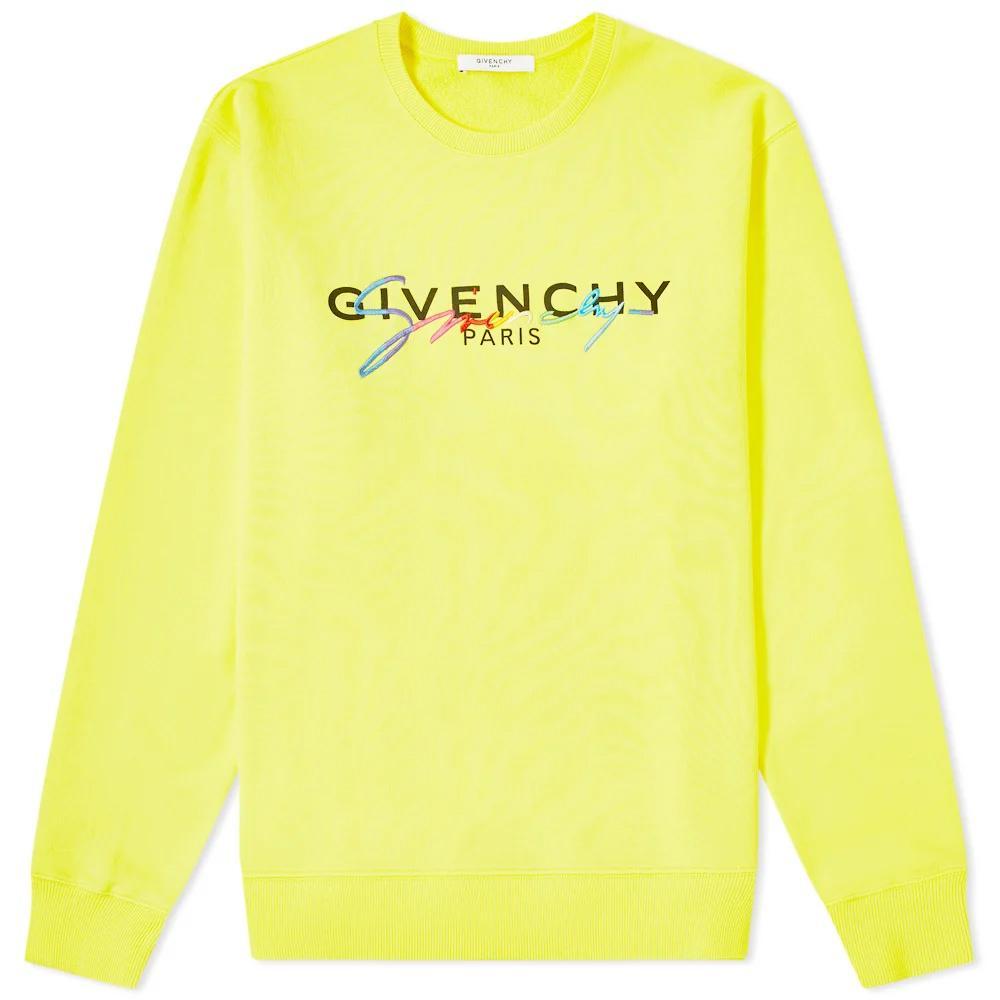 Givenchy Yellow Cotton Sweatshirt in Yellow for Men - Save 46% - Lyst