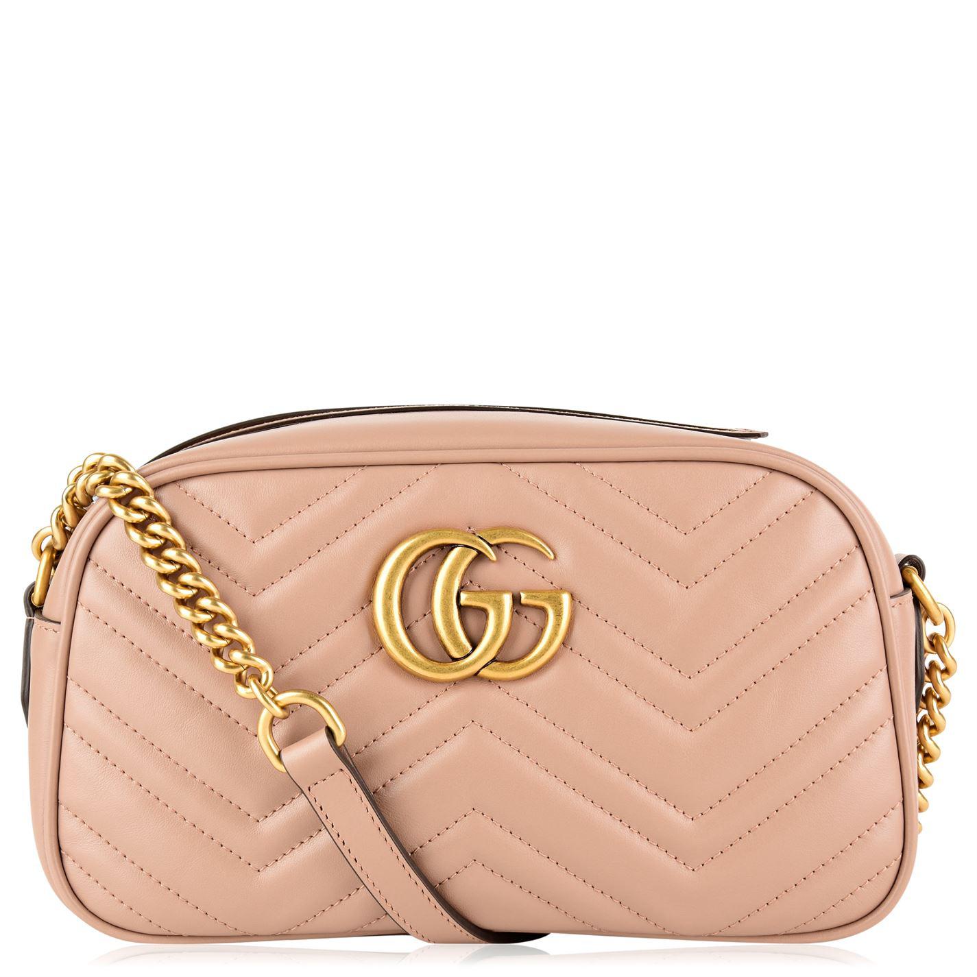 Lyst - Gucci Marmont Matelasse Mini Bag