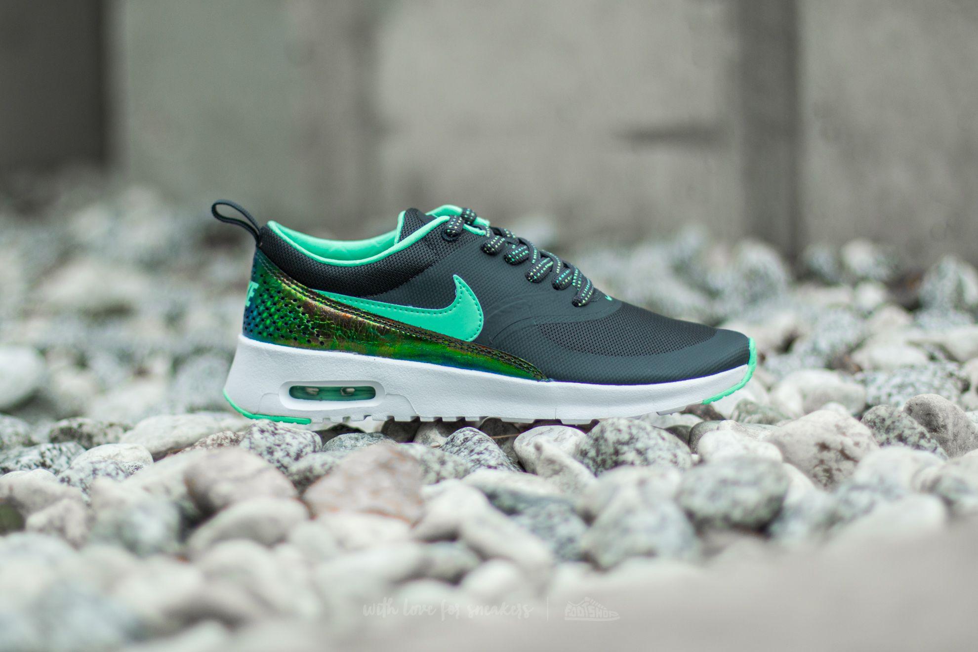 Lyst Nike Air Max Thea Se Gs Anthracite Green Glow In Green