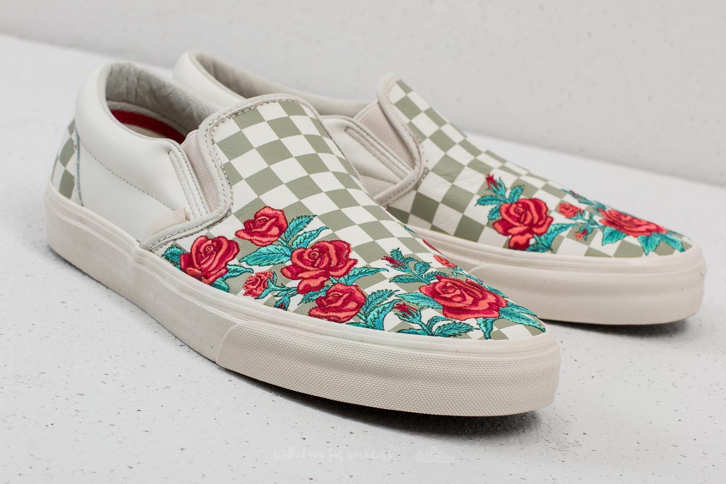 rose embroidered vans