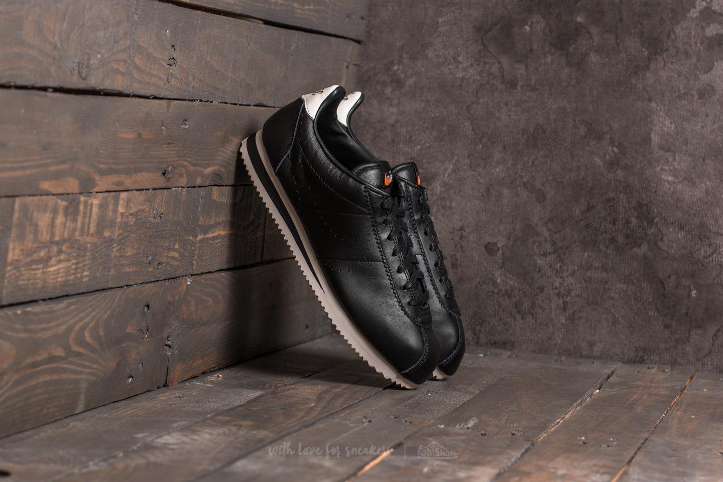 nike cortez leather premium black gum