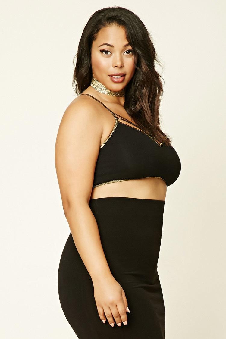 plus size bralette top