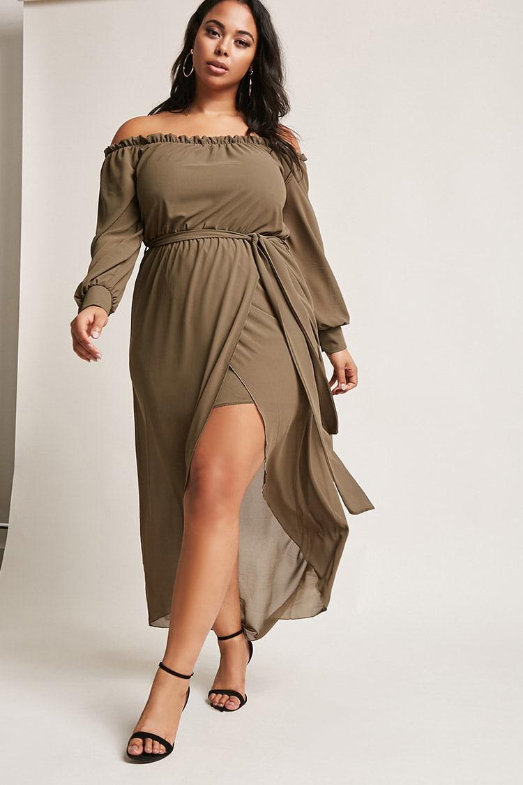 Long sleeve maxi dress forever 21