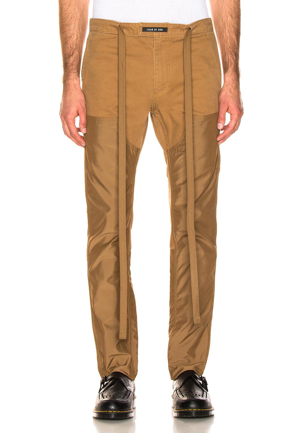 fear of god nylon cargo pants