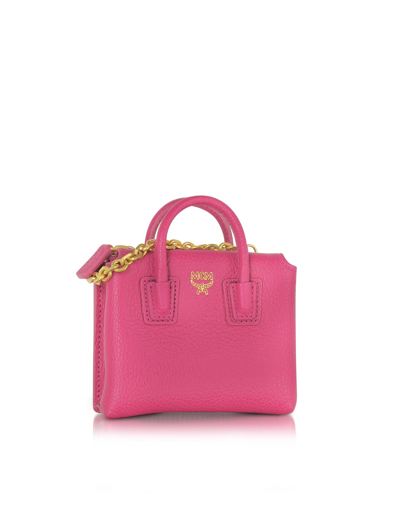 mcm pink book bag