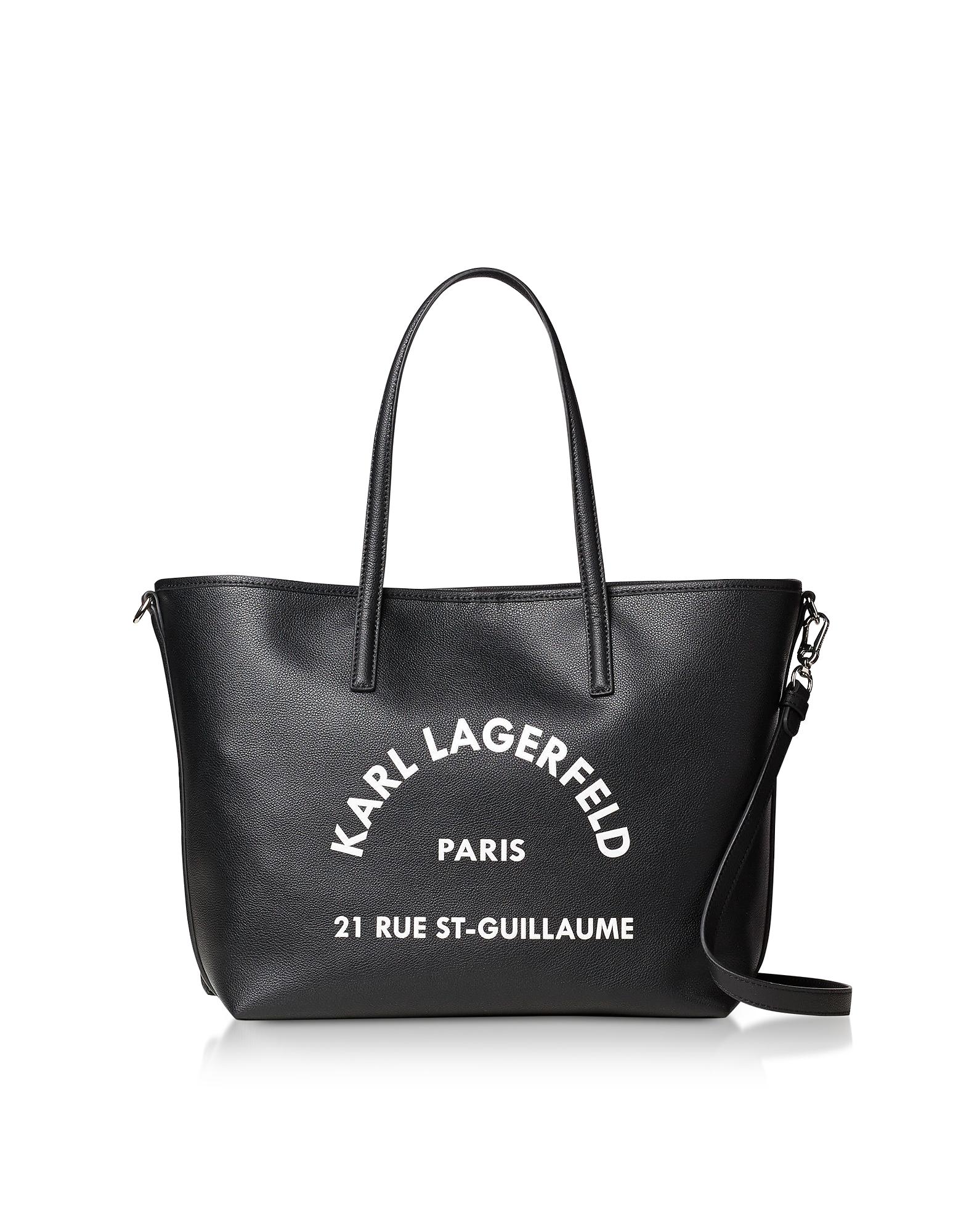 Karl Lagerfeld Rue St. Guillaume Tote Bag in Black Lyst