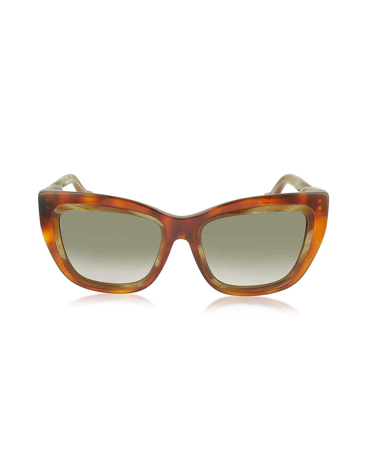 Lyst Balenciaga Ba0027 Acetate Square Women's Sunglasses in Brown