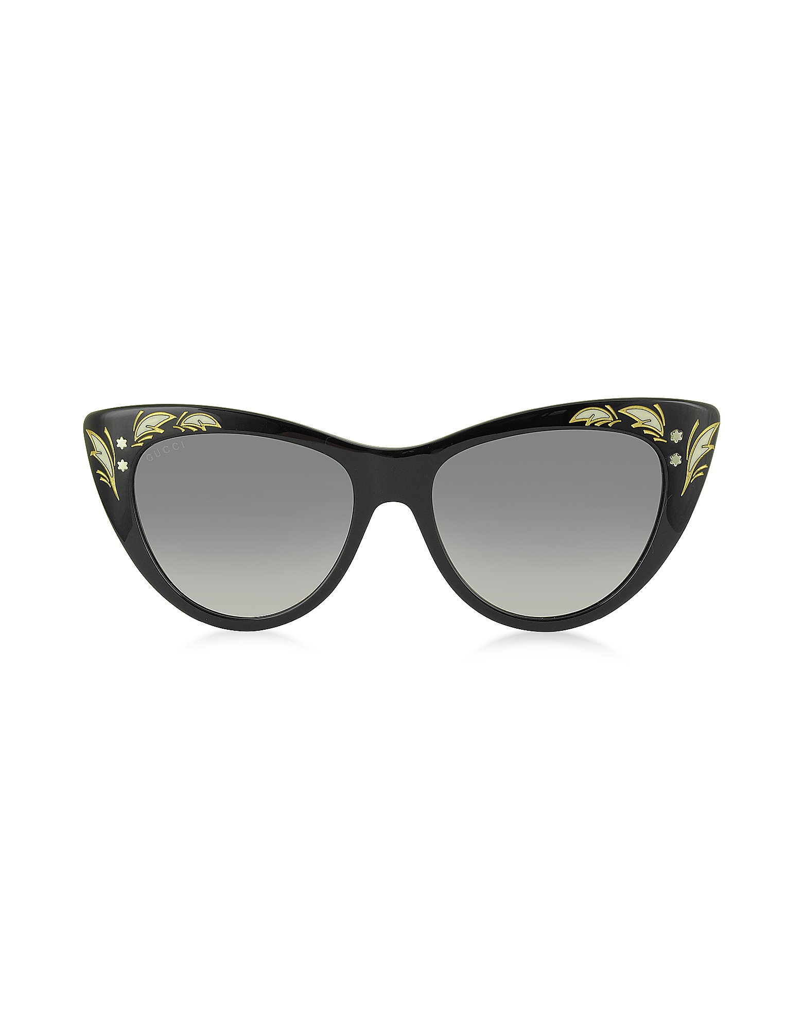 Gucci Gg 3806s 807dx Black Acetate Oversized Cat Eye Womens 