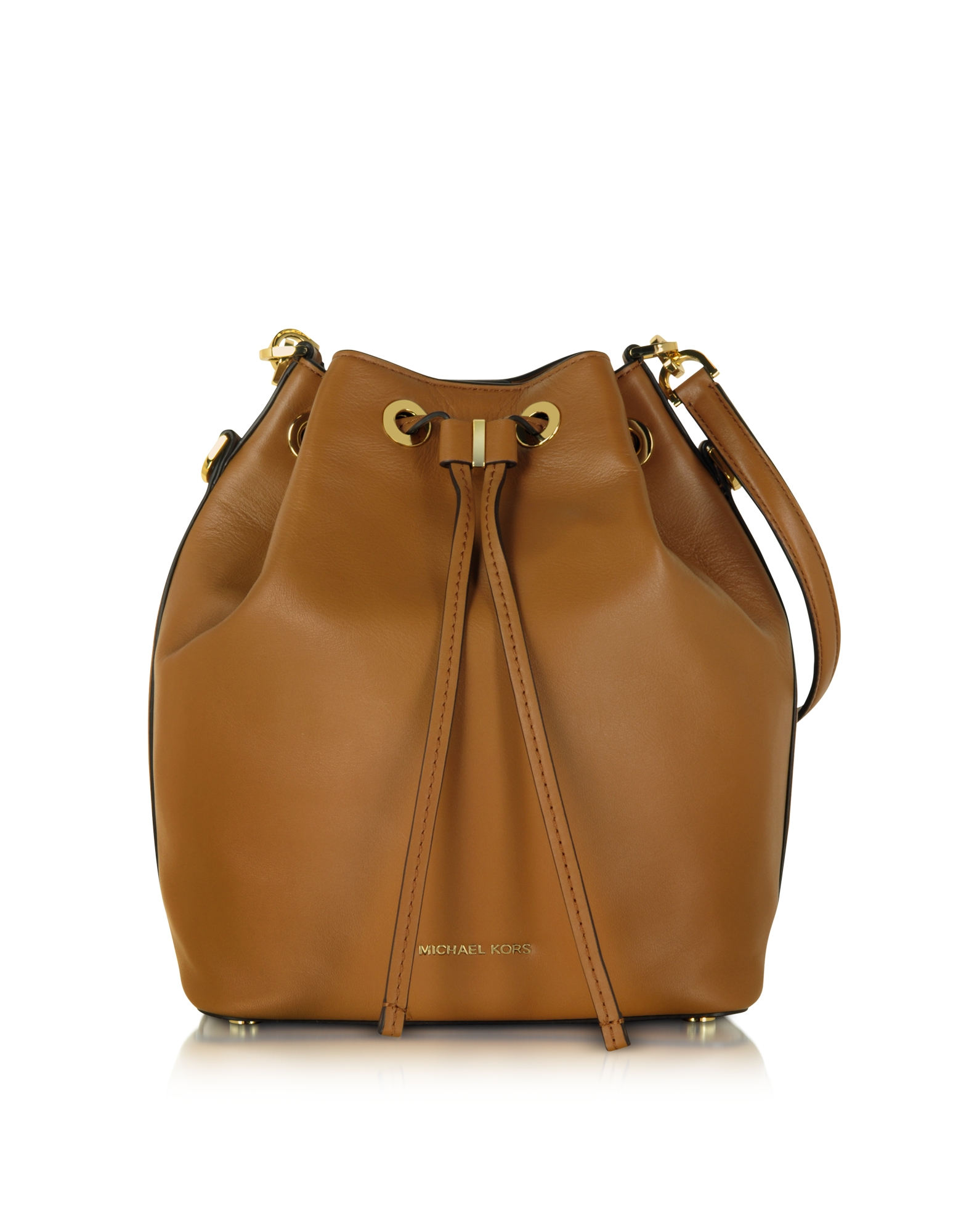 Lyst Michael Kors Dottie Acorn Large Bucket Bag In Brown Gallery