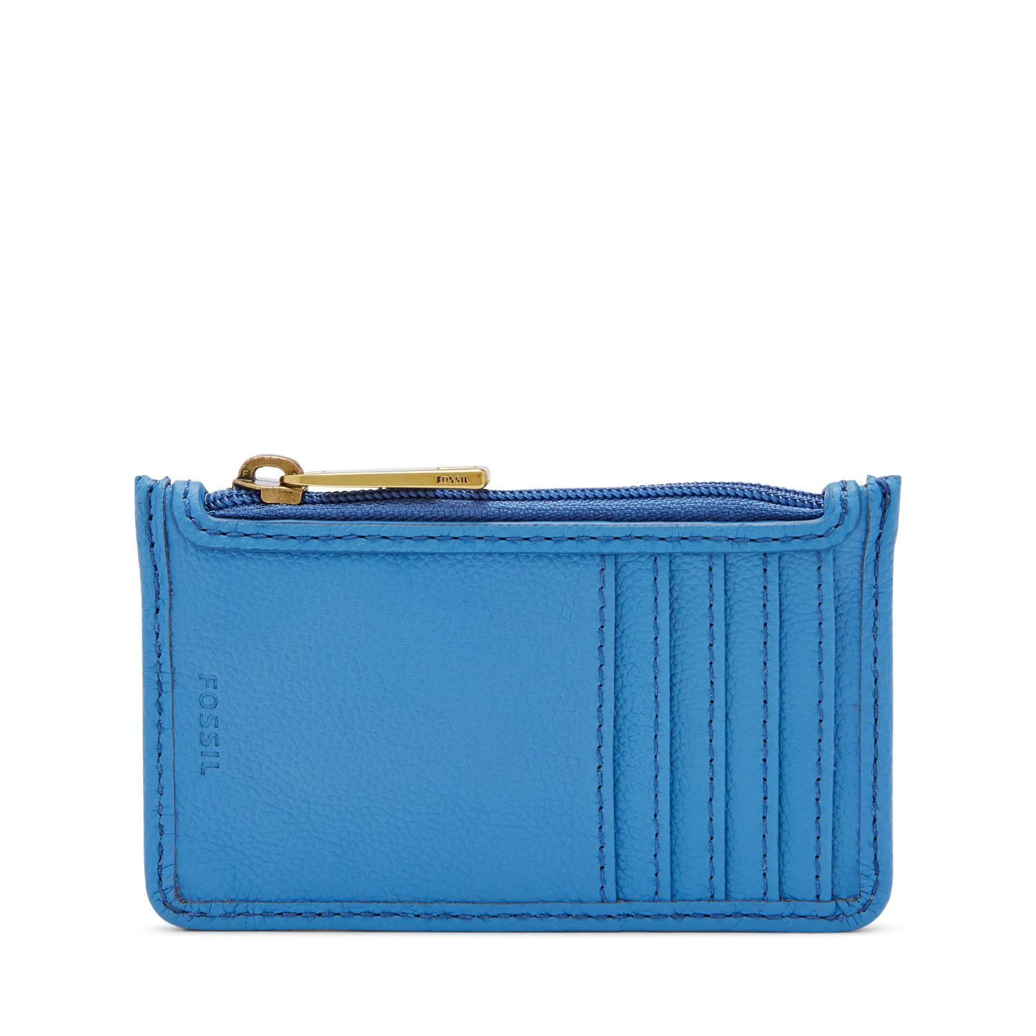 Fossil Sofia Card Case Accessories Blue Dot in Blue - Lyst