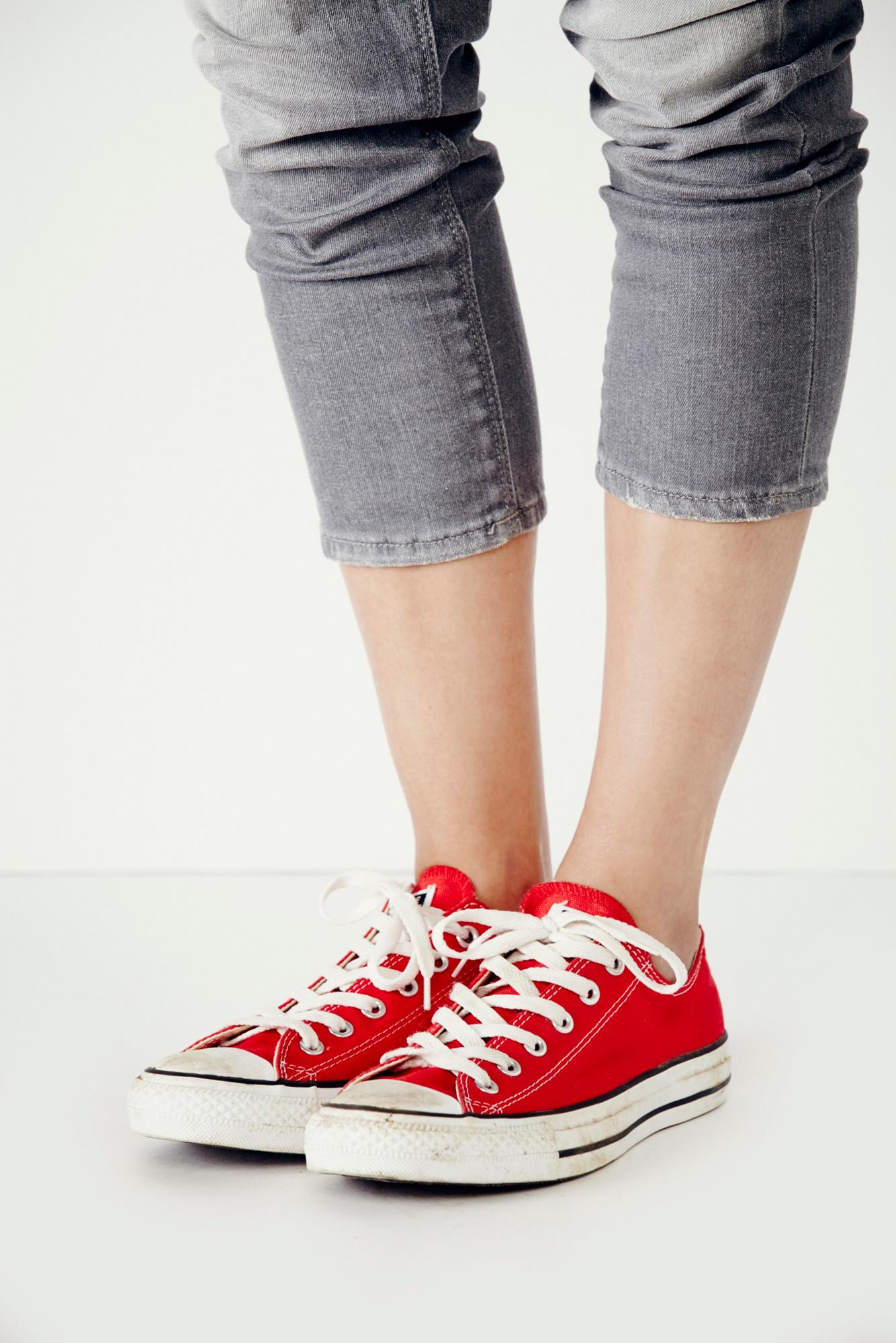 Lyst - Free People Charlie Converse in Red
