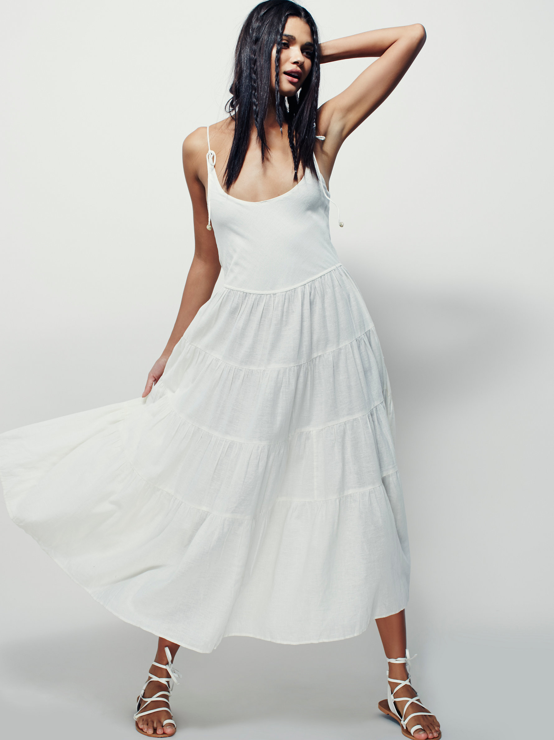 free people white gown