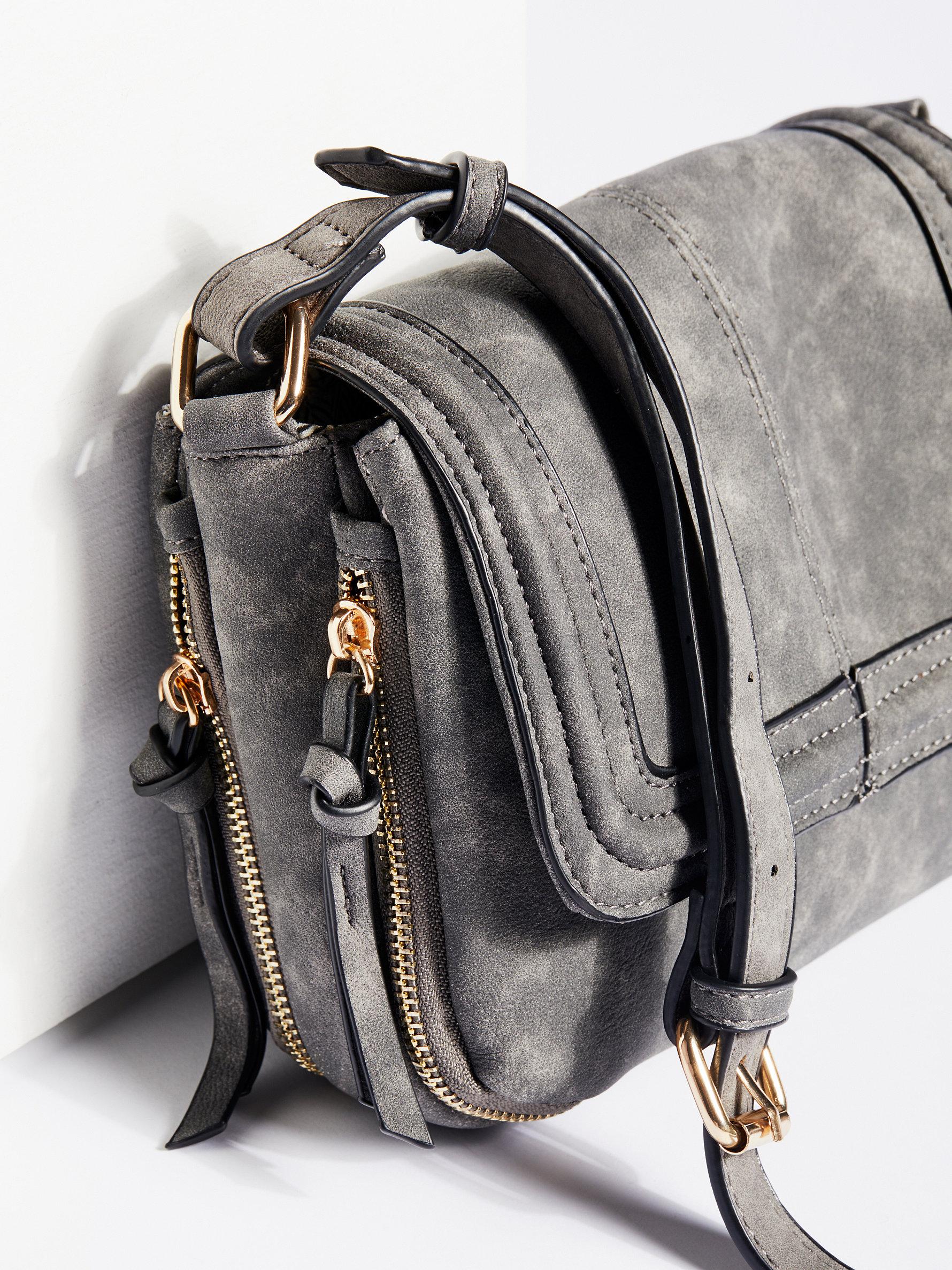 Lyst Free People Mila Vegan Crossbody In Gray Gallery