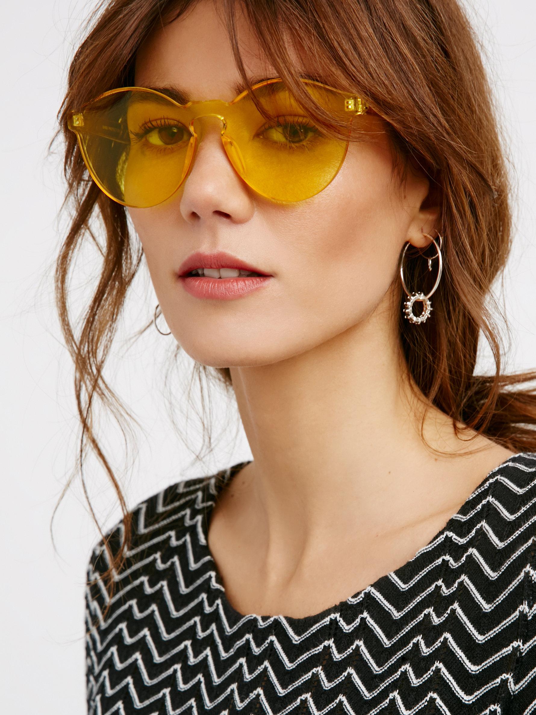 Lyst - Free People Spectrum Sunnies in Yellow