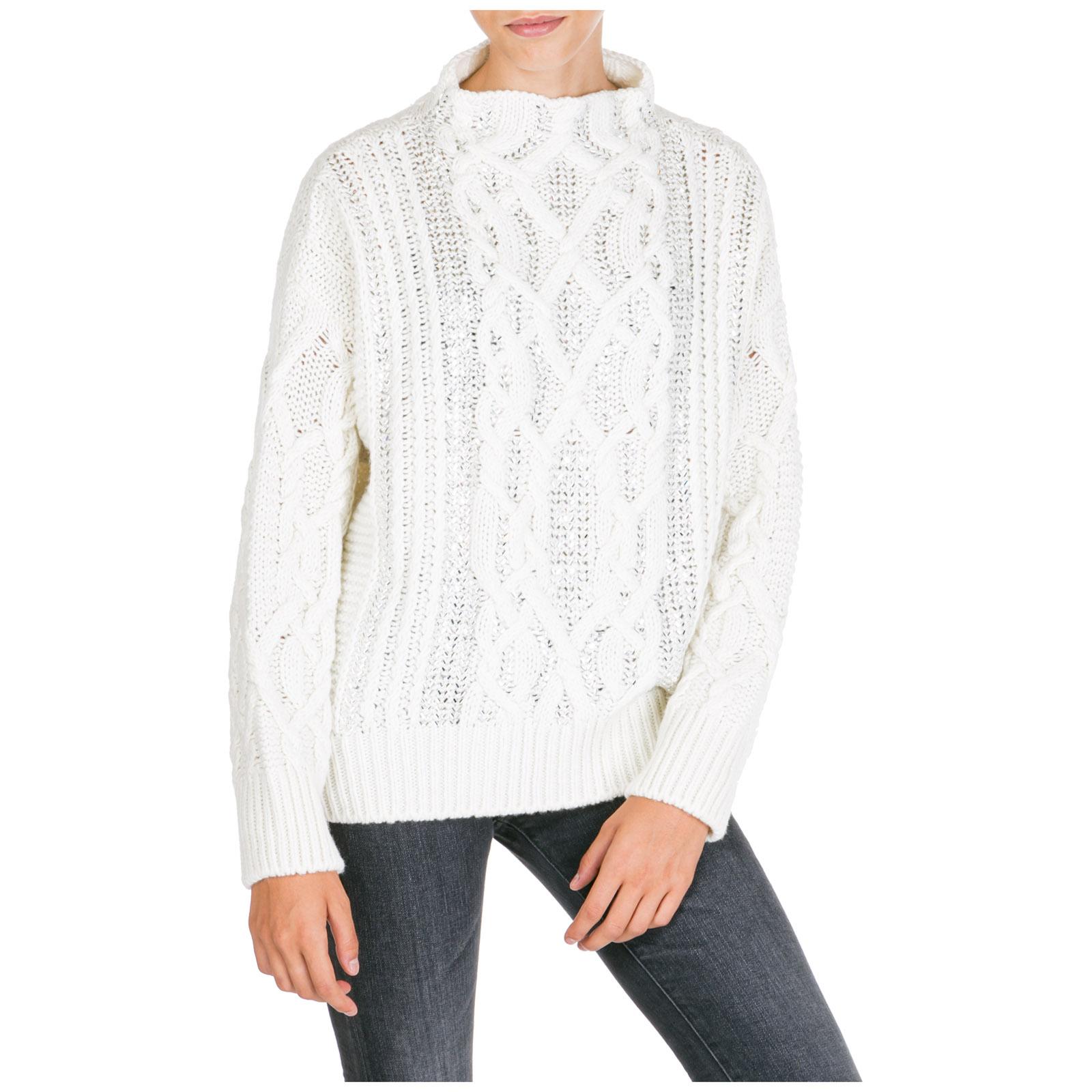 Ermanno Scervino Synthetic Women's Jumper Sweater in White - Lyst