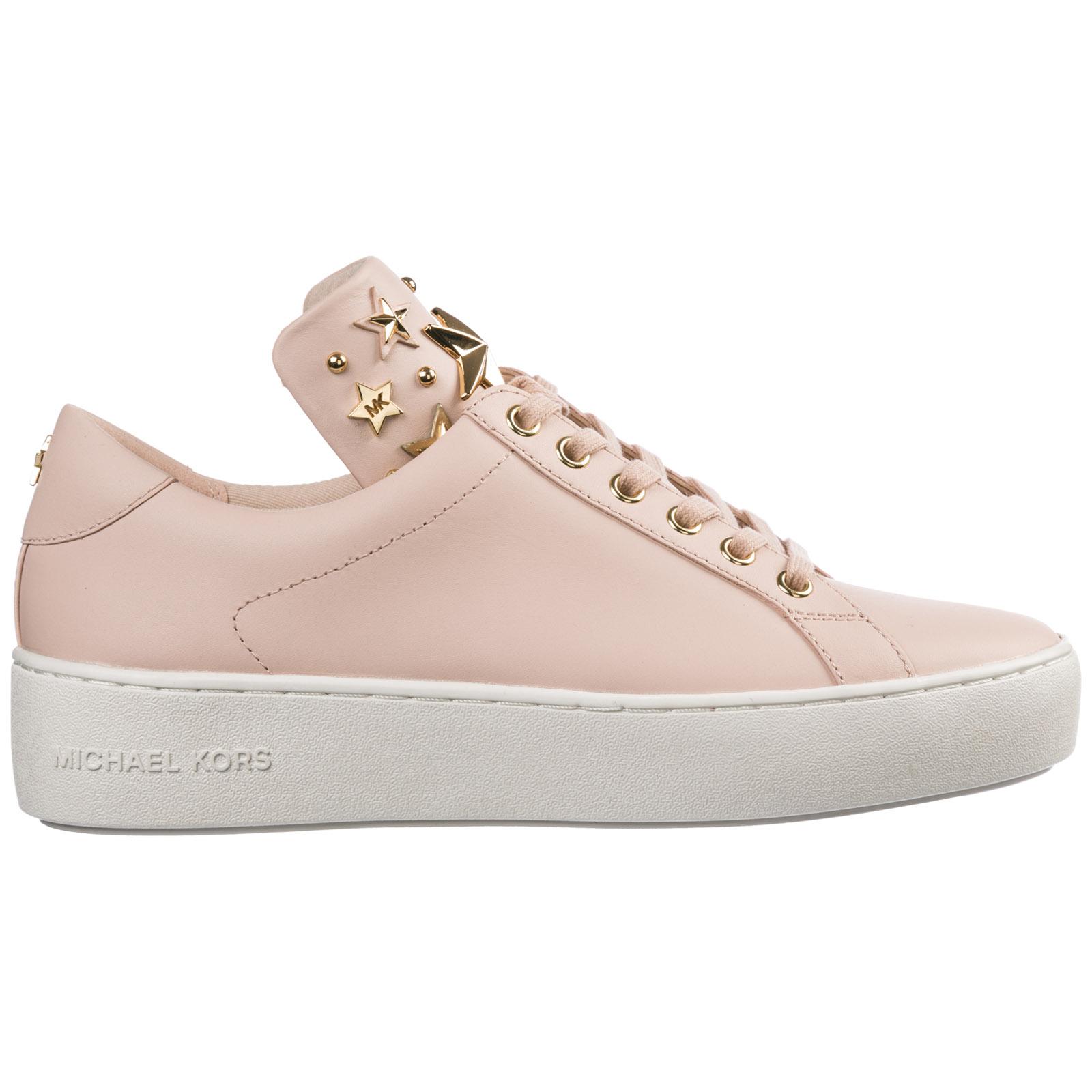 Michael Kors Women's Shoes Leather Trainers Sneakers in