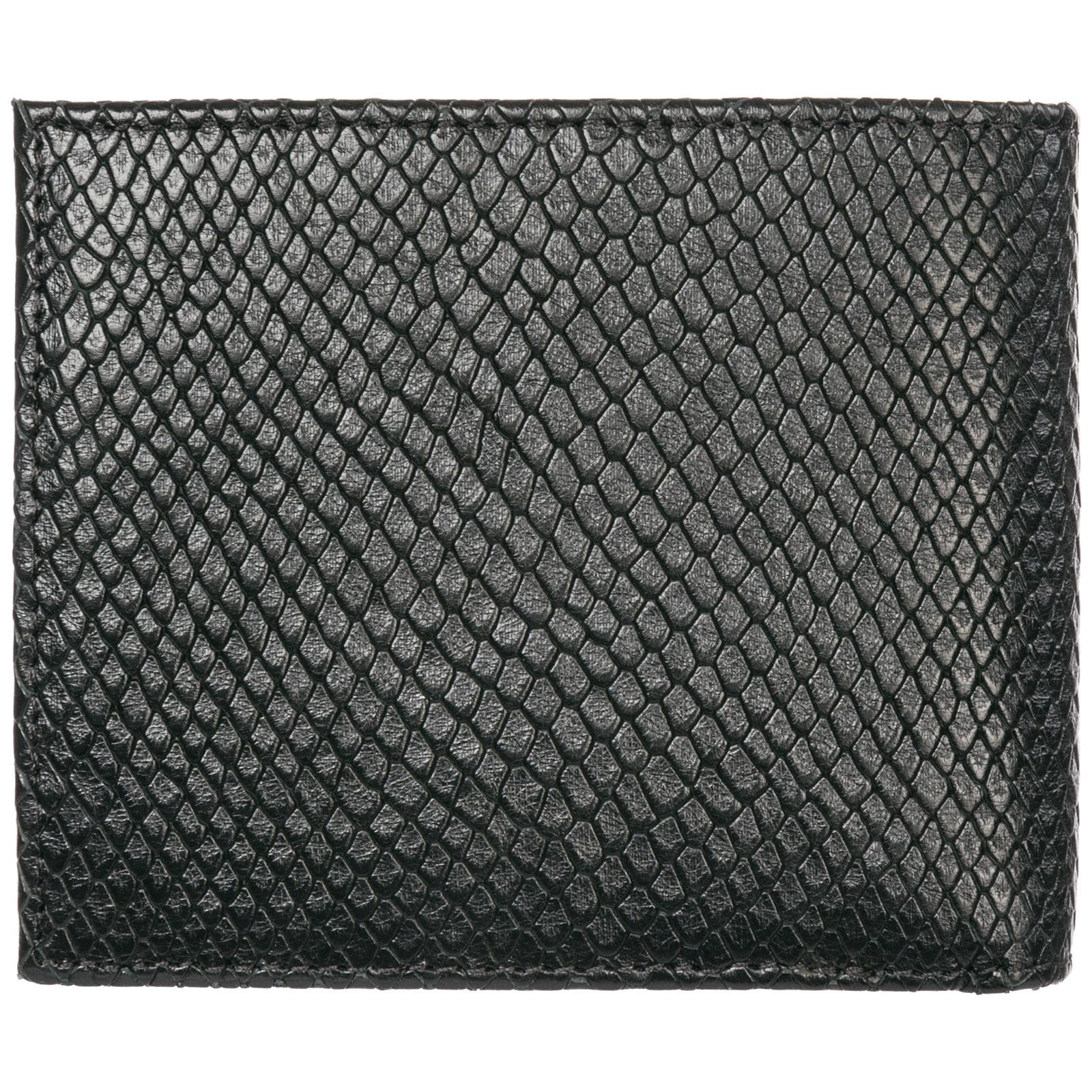 Emporio Armani Wallet Genuine Leather Coin Case Holder Purse Card Bifold in Black for Men - Lyst