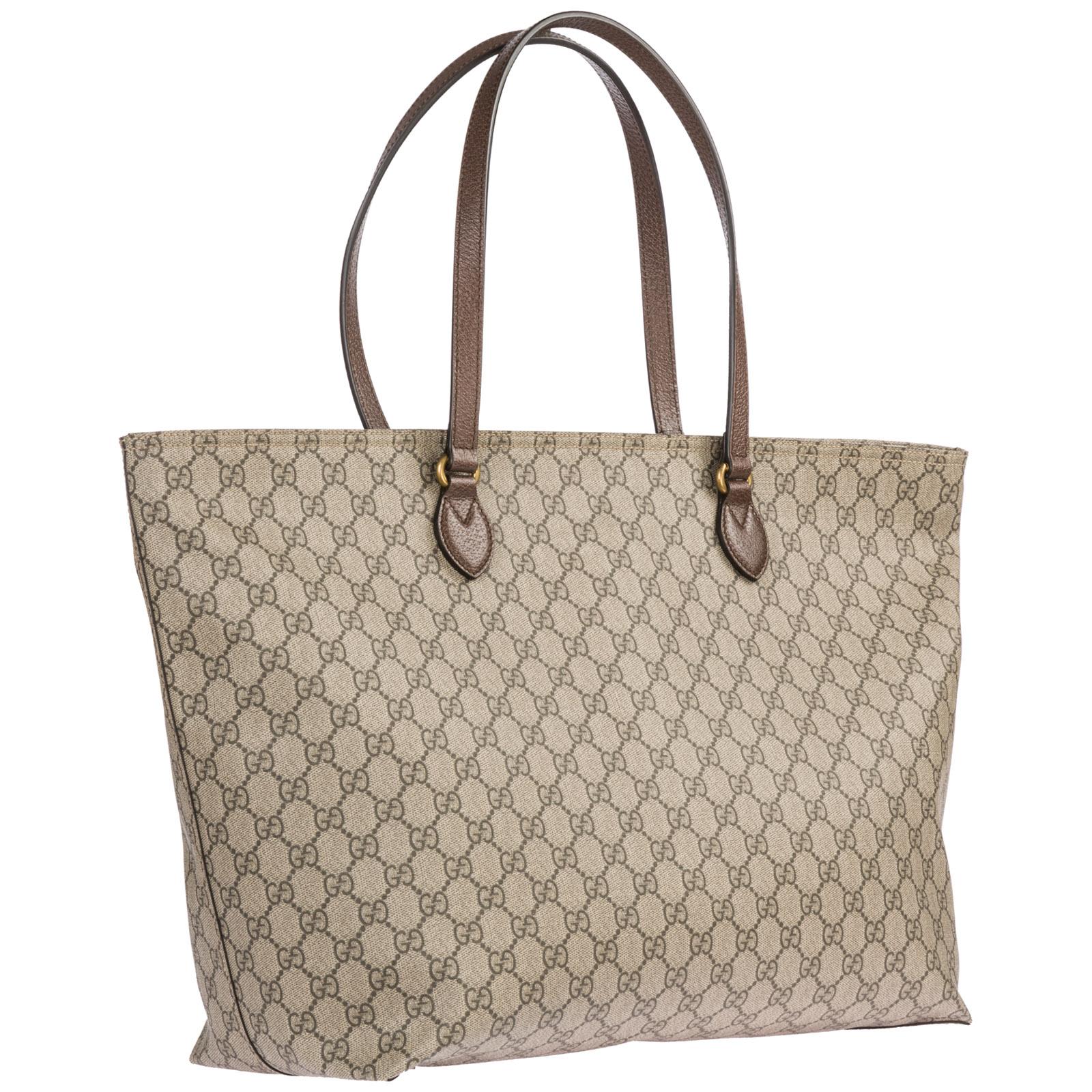 Gucci Ophidia GG Large Tote in Natural - Lyst