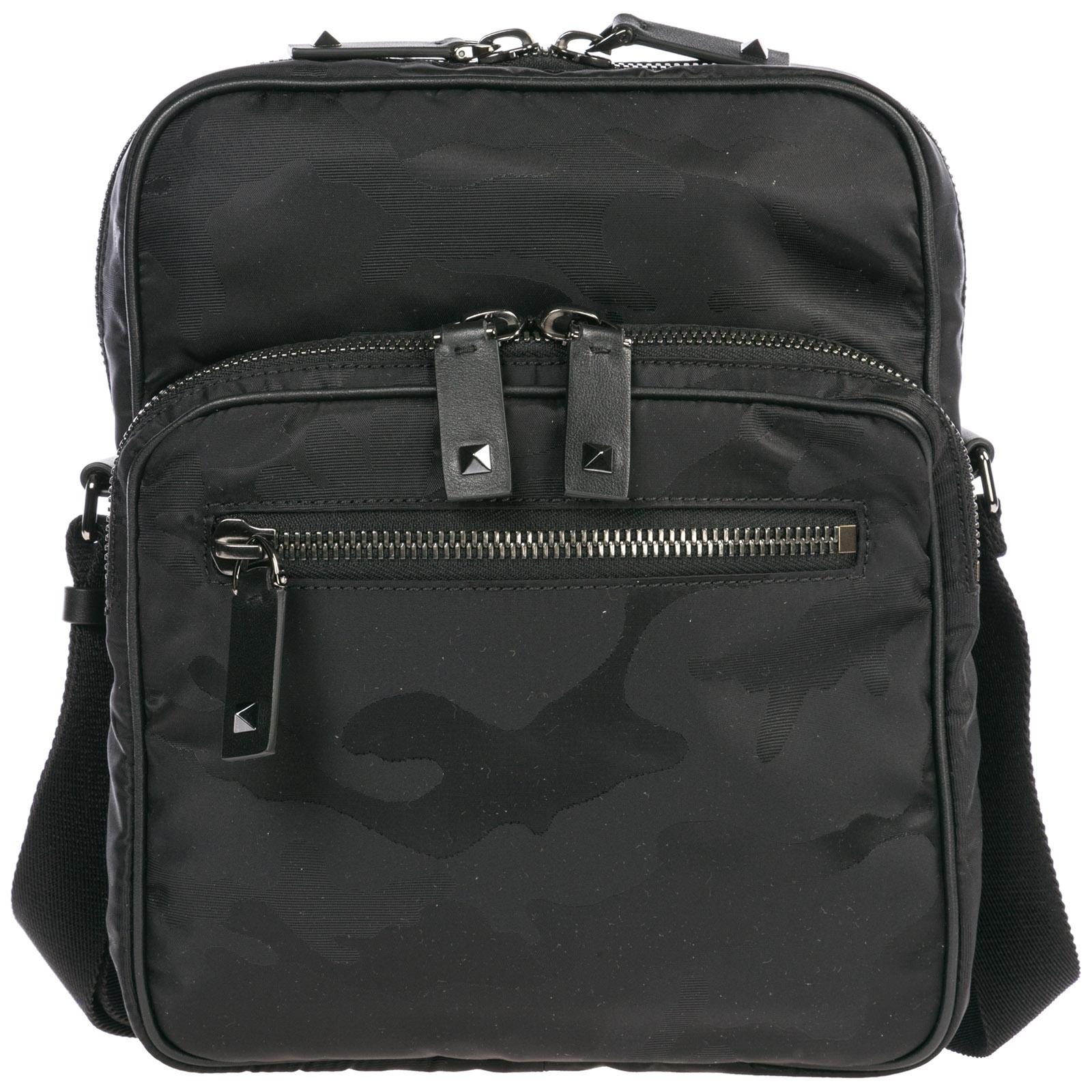 Lyst - Valentino Nylon Cross-body Messenger Shoulder Bag in Black for Men - Save 44%