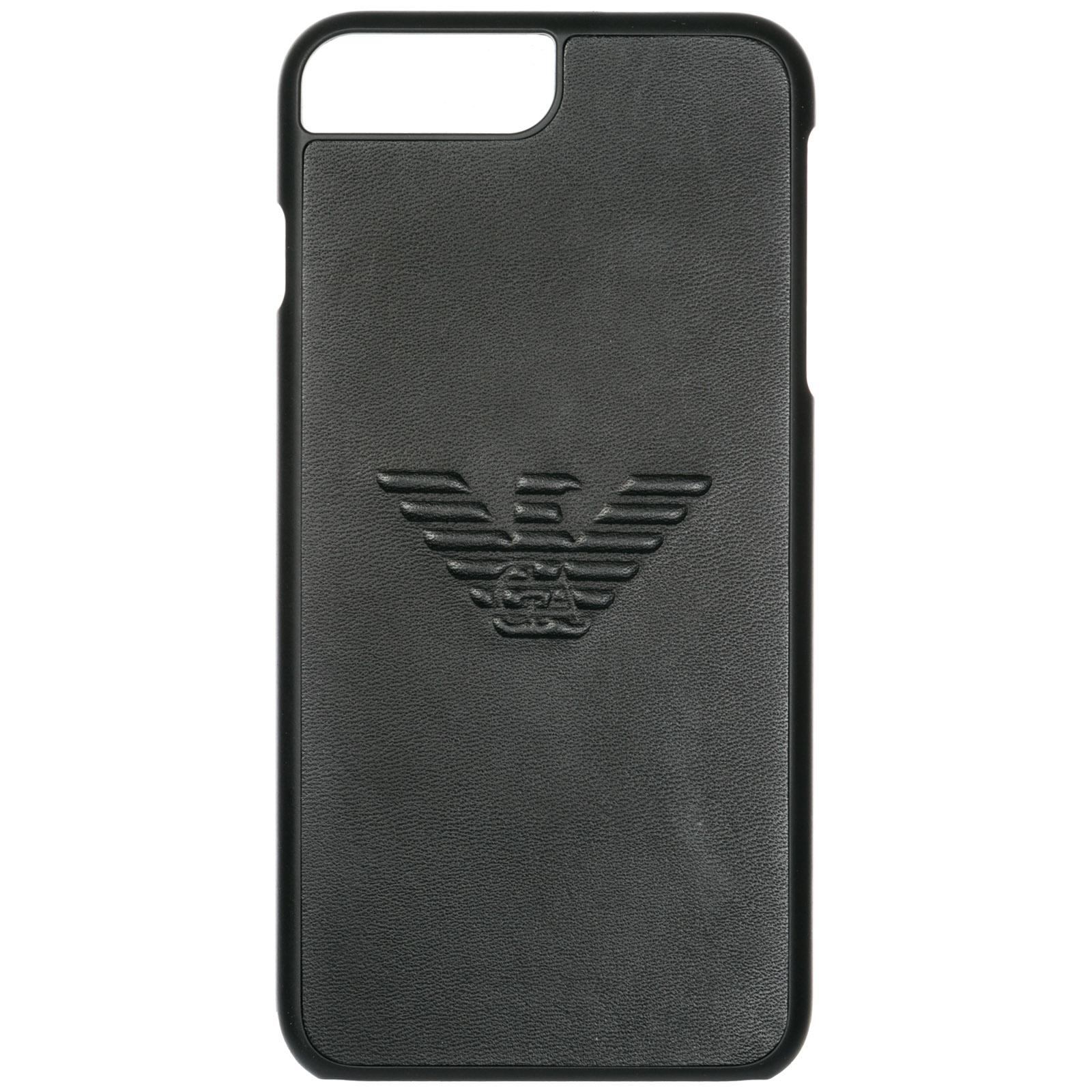 Lyst Emporio Armani Cell Phone Cover Case Iphone 6 7 Plus in Black