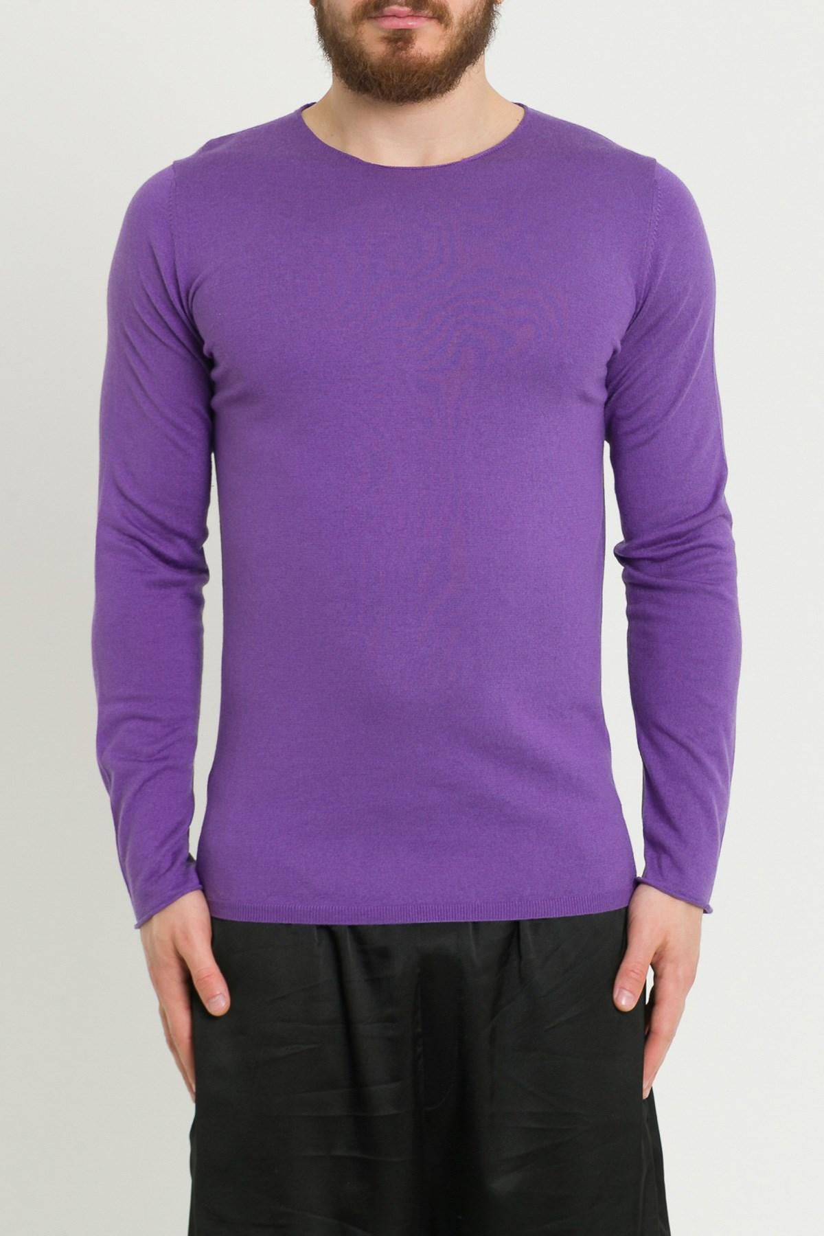 long sleeve cashmere tee