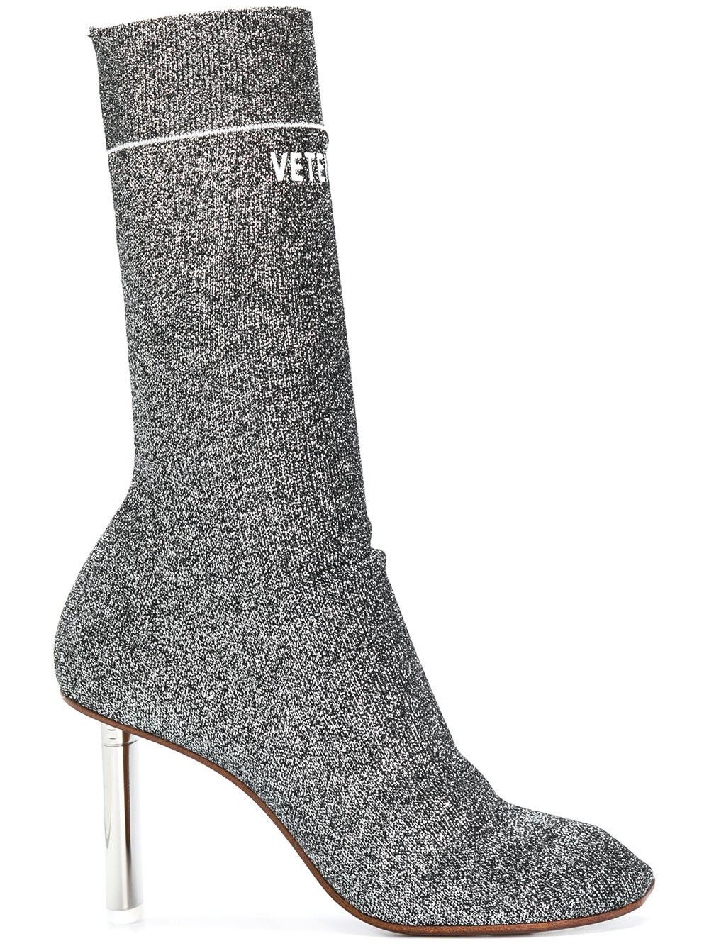 Lyst Vetements Sock Ankle Boots in Gray