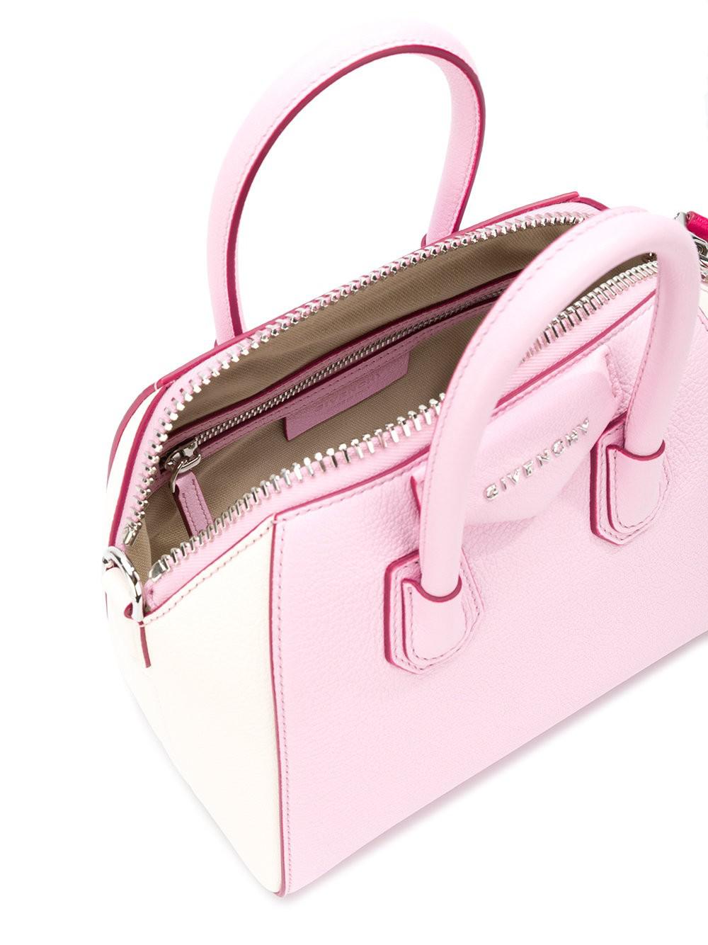 Givenchy Pink Mini Antigona Bag in Pink - Lyst