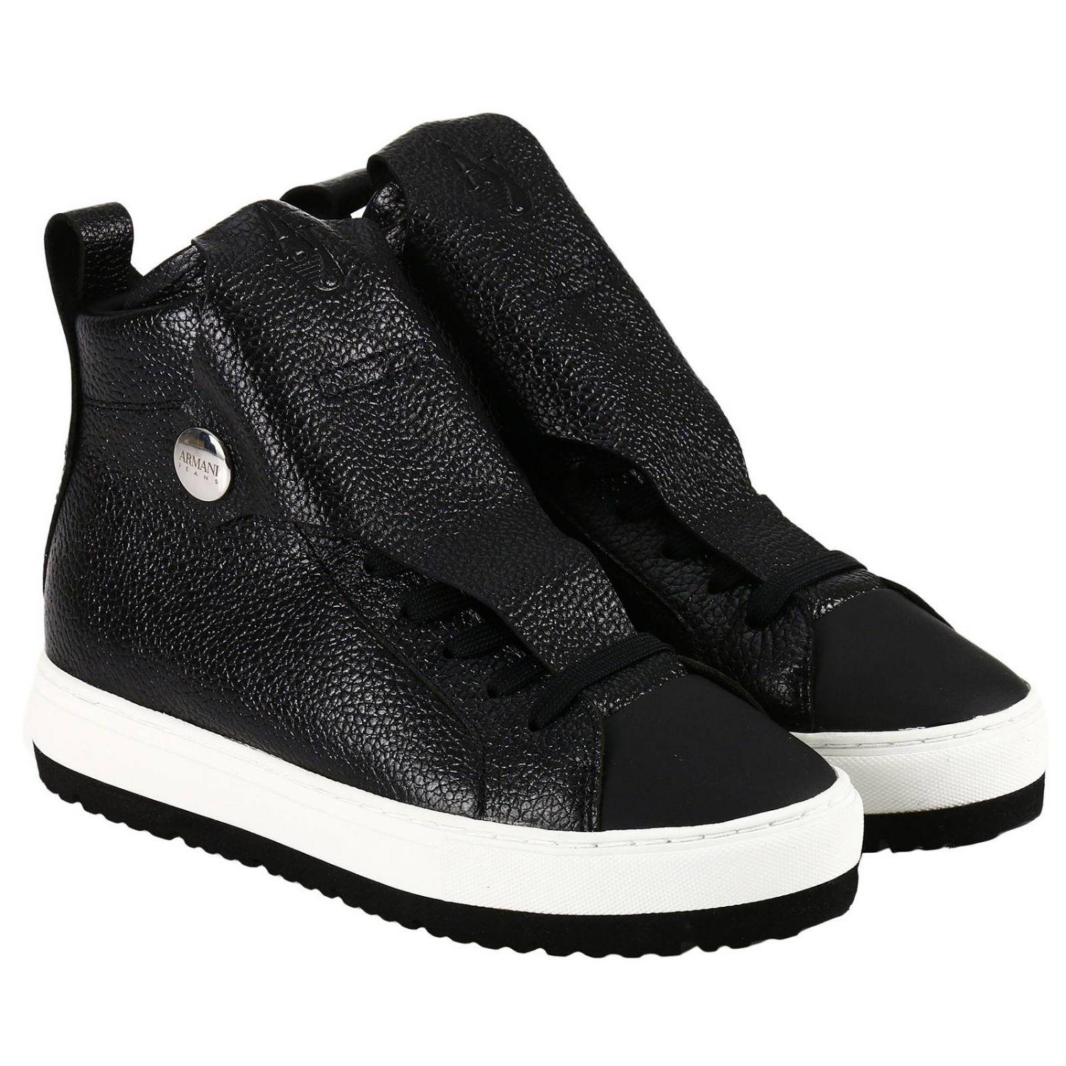 Lyst Armani Jeans Sneakers Women in Black