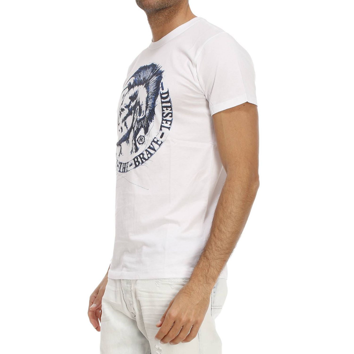 Diesel T-shirt in White for Men | Lyst