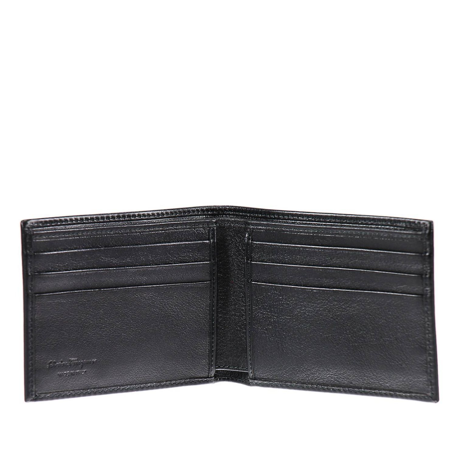 Ferragamo Men&#39;s Wallet in Black for Men | Lyst
