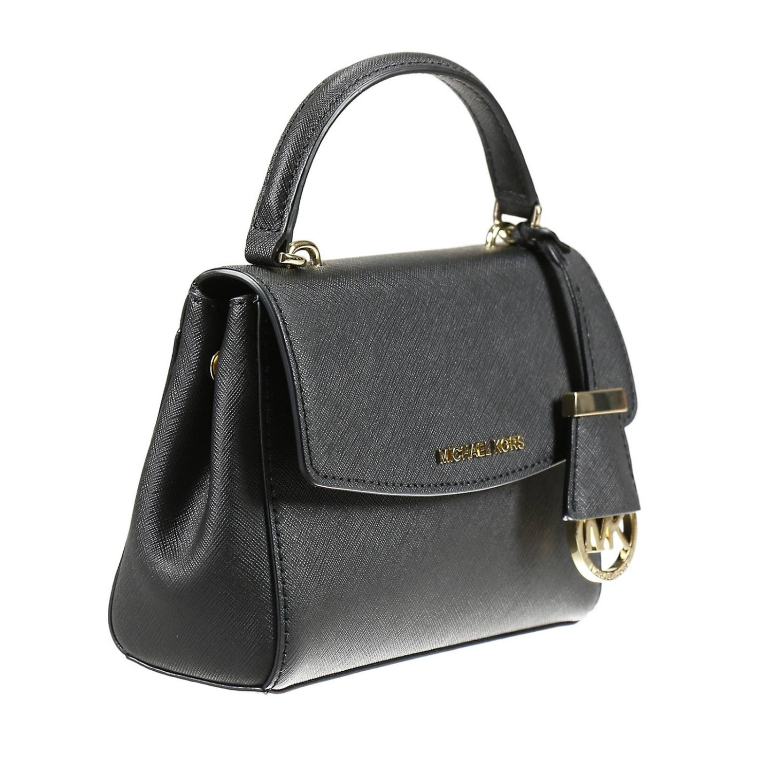 bag with saffiano leather shoulder strap