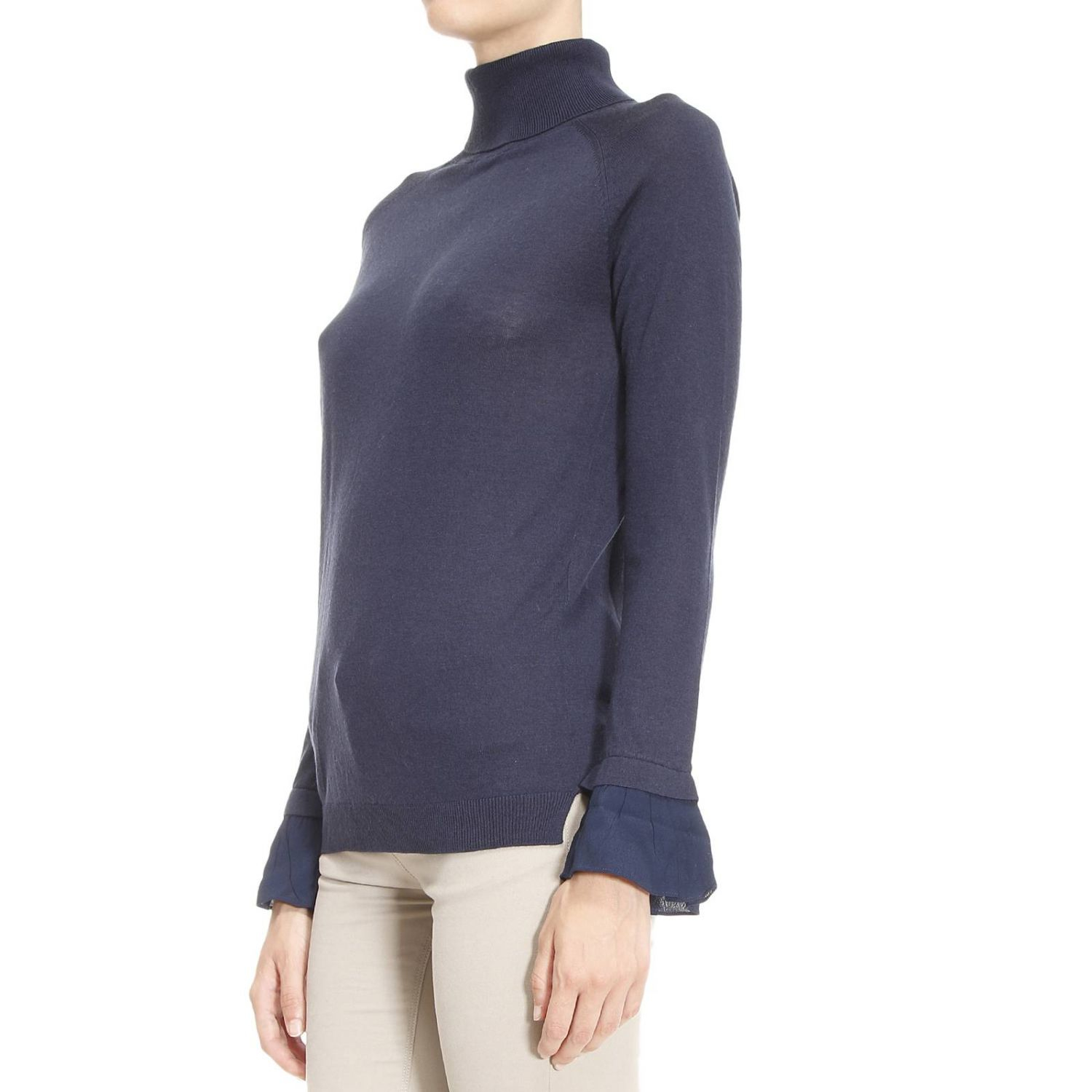 Lyst - Twin Set Sweater Woman in Blue