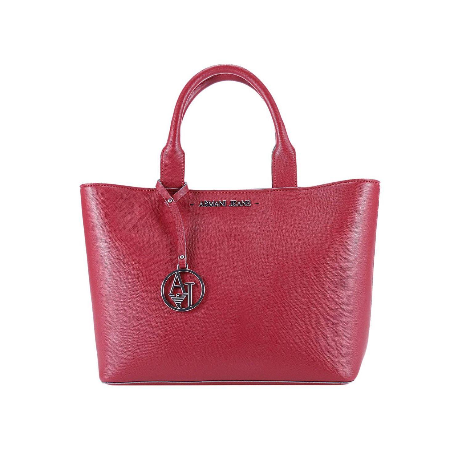 red armani purse