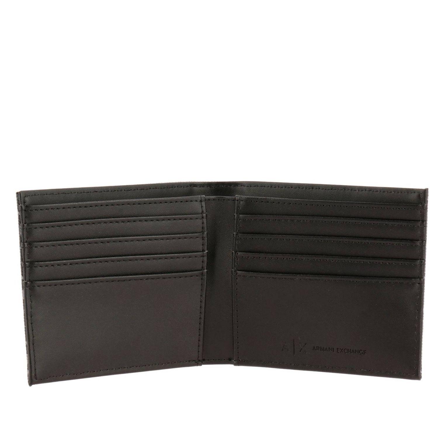 Armani Exchange Wallet Men in Black for Men - Save 16% - Lyst