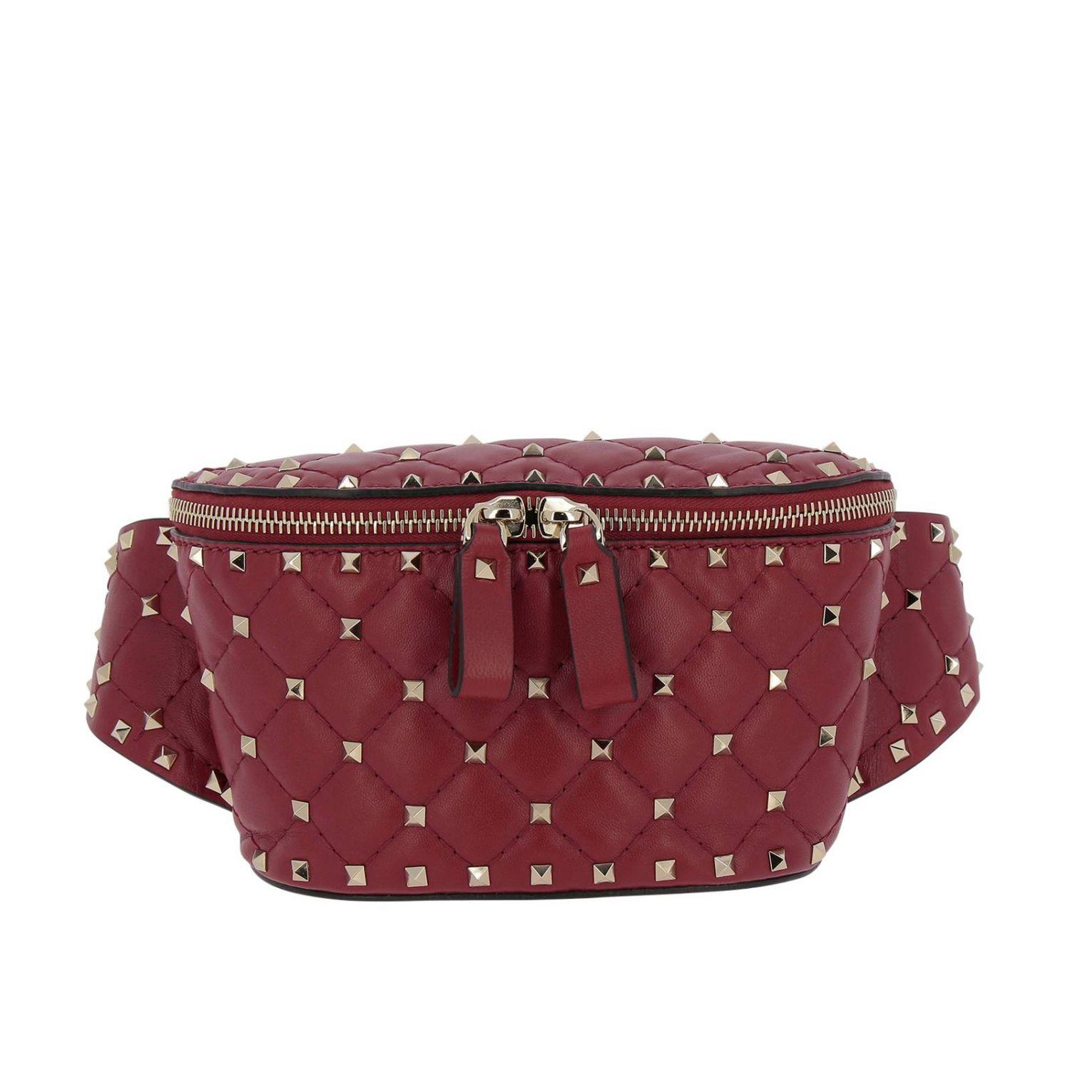 Valentino Leather Women&#39;s Belt Bag in Red - Lyst