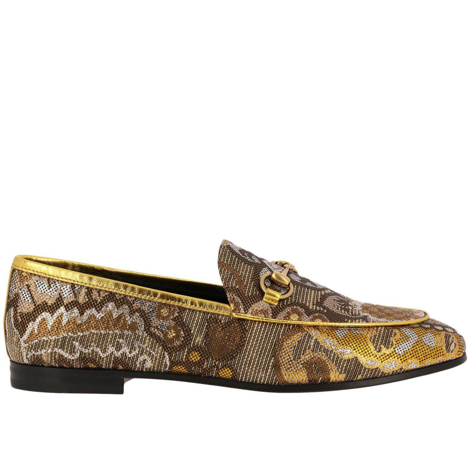 Lyst - Gucci Loafers Shoes Women in Metallic