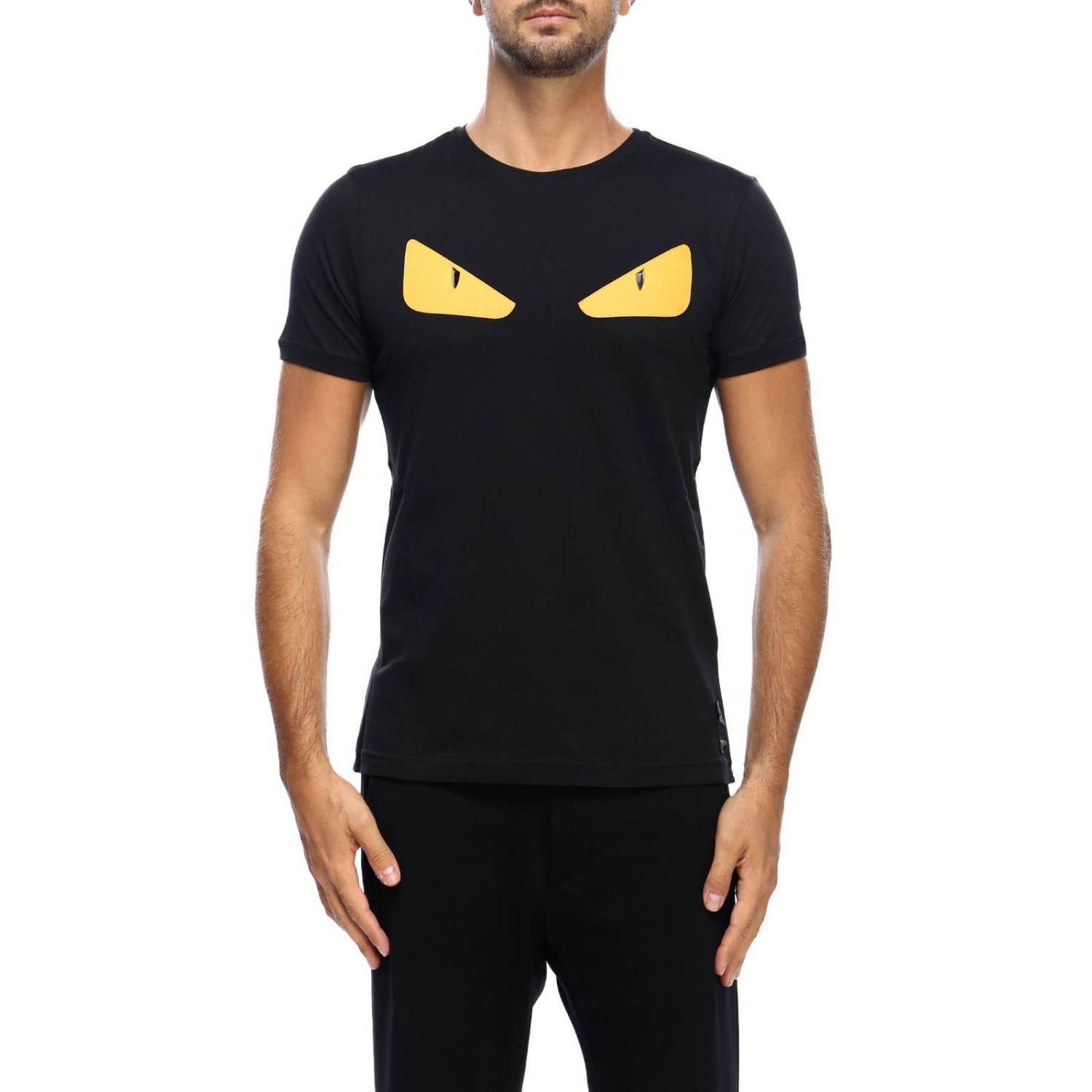 Lyst - Fendi Monster Eyes Crew-neck T-shirt In Cotton Jersey With Bugs ...
