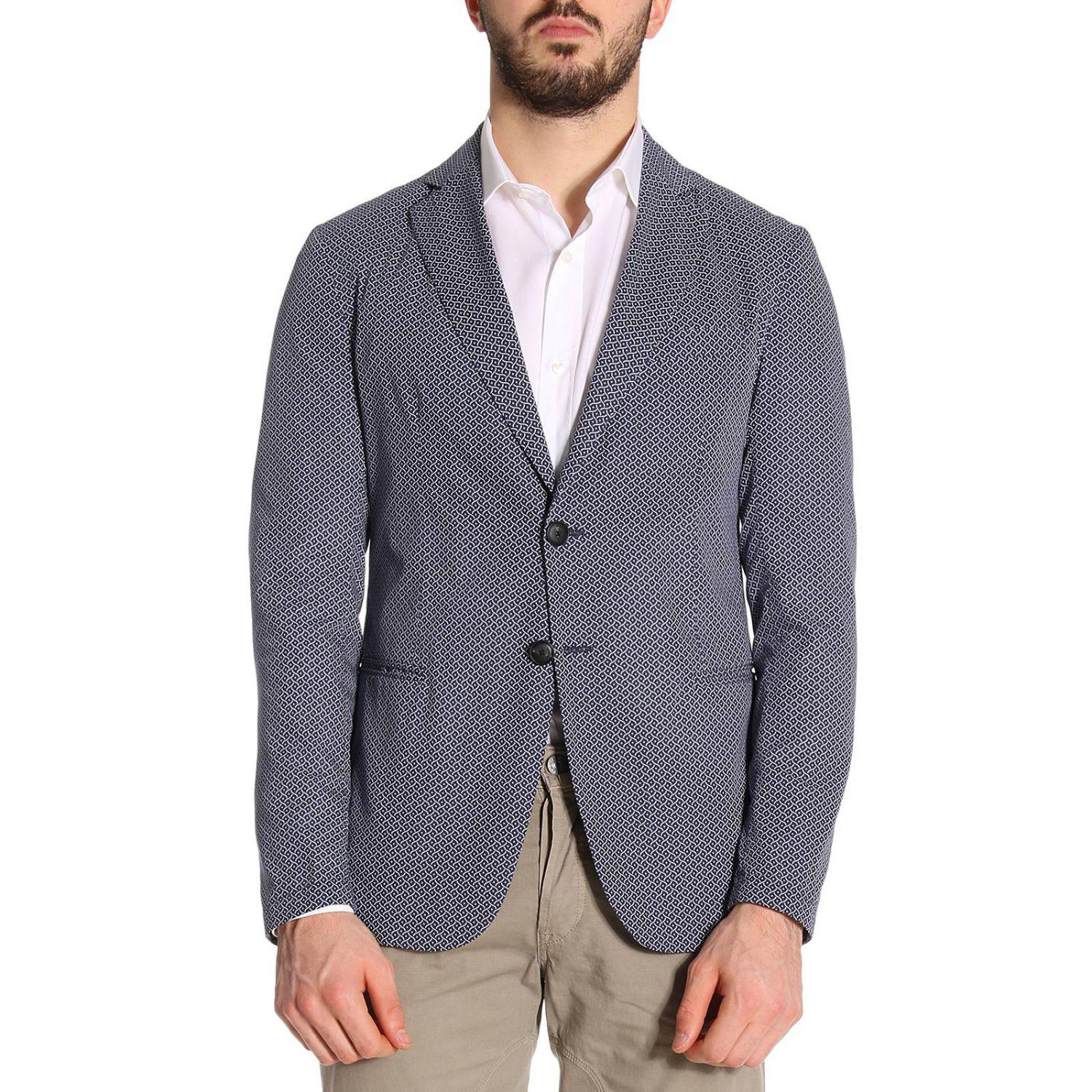 Lyst Emporio  Armani  Blazer  Men in Blue for Men