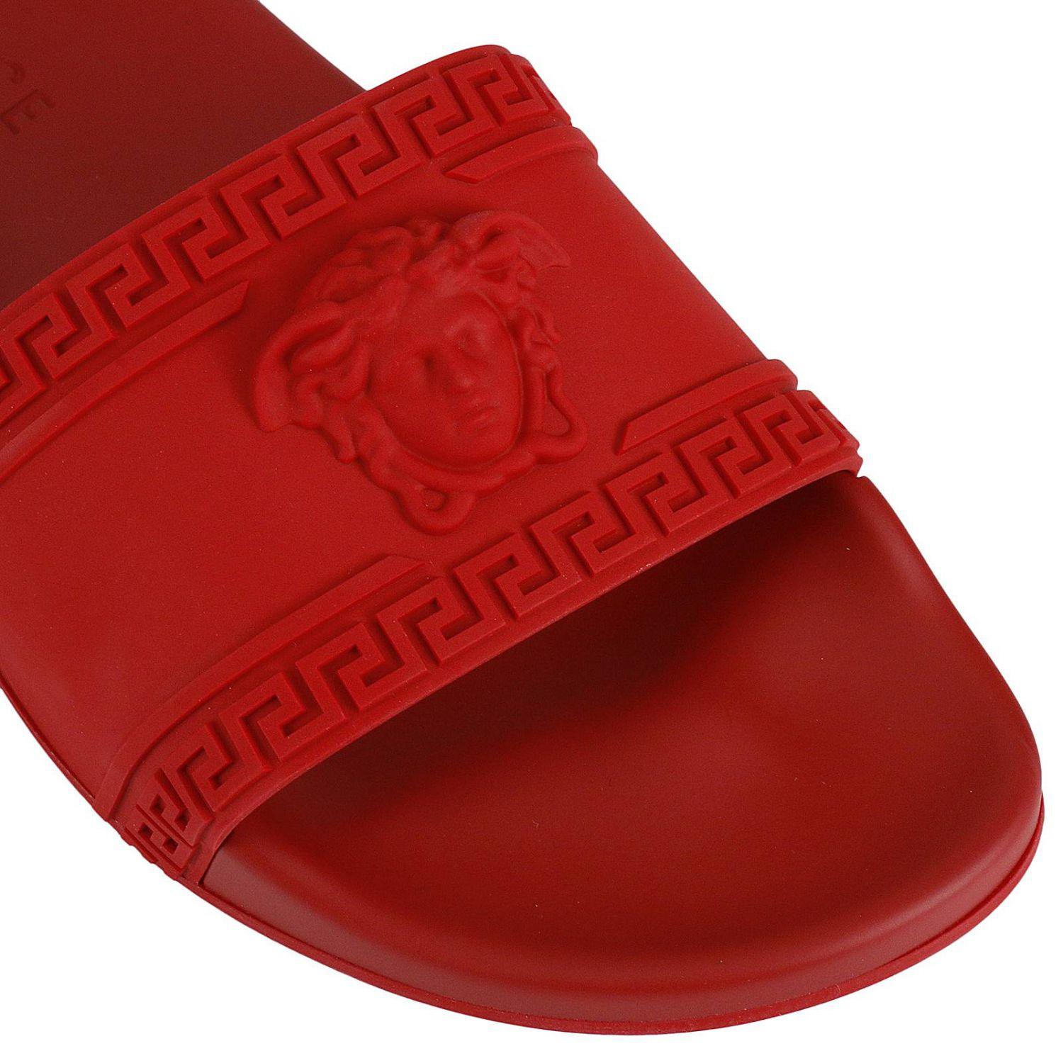 Lyst - Versace Sandals Shoes Men in Red for Men