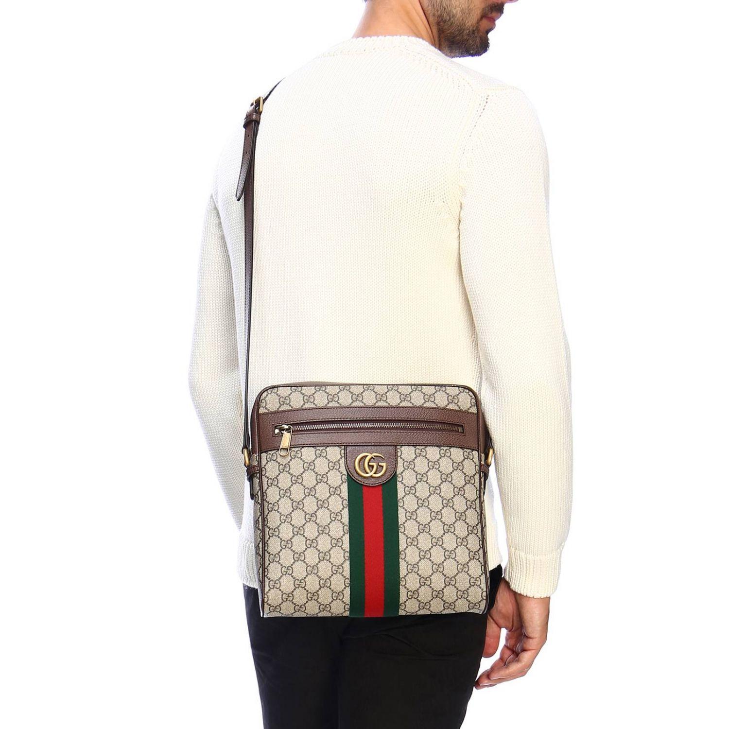Gucci Shoulder Bag Bags Men in Natural for Men - Lyst