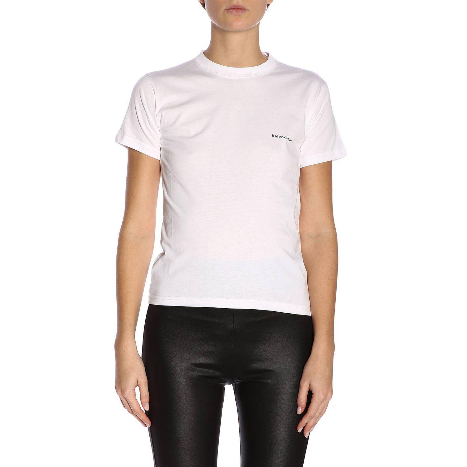 Balenciaga T-shirt Women in White - Lyst