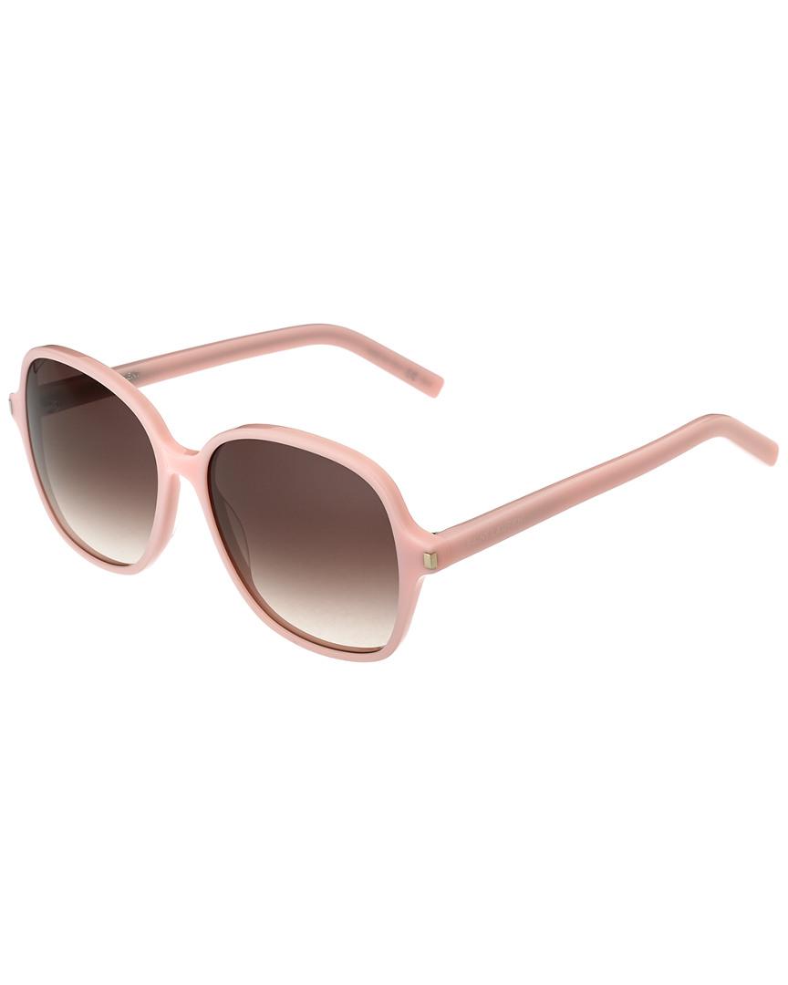 Saint Laurent Women's Classic8-30000161007 57mm Sunglasses in Pink - Lyst