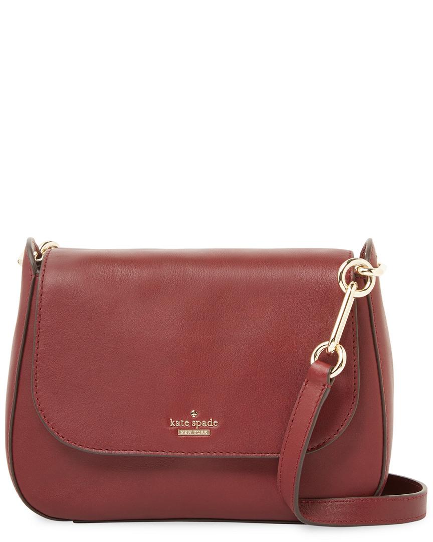 Lyst - Kate Spade Robson Lane Kendra Leather Crossbody in Red